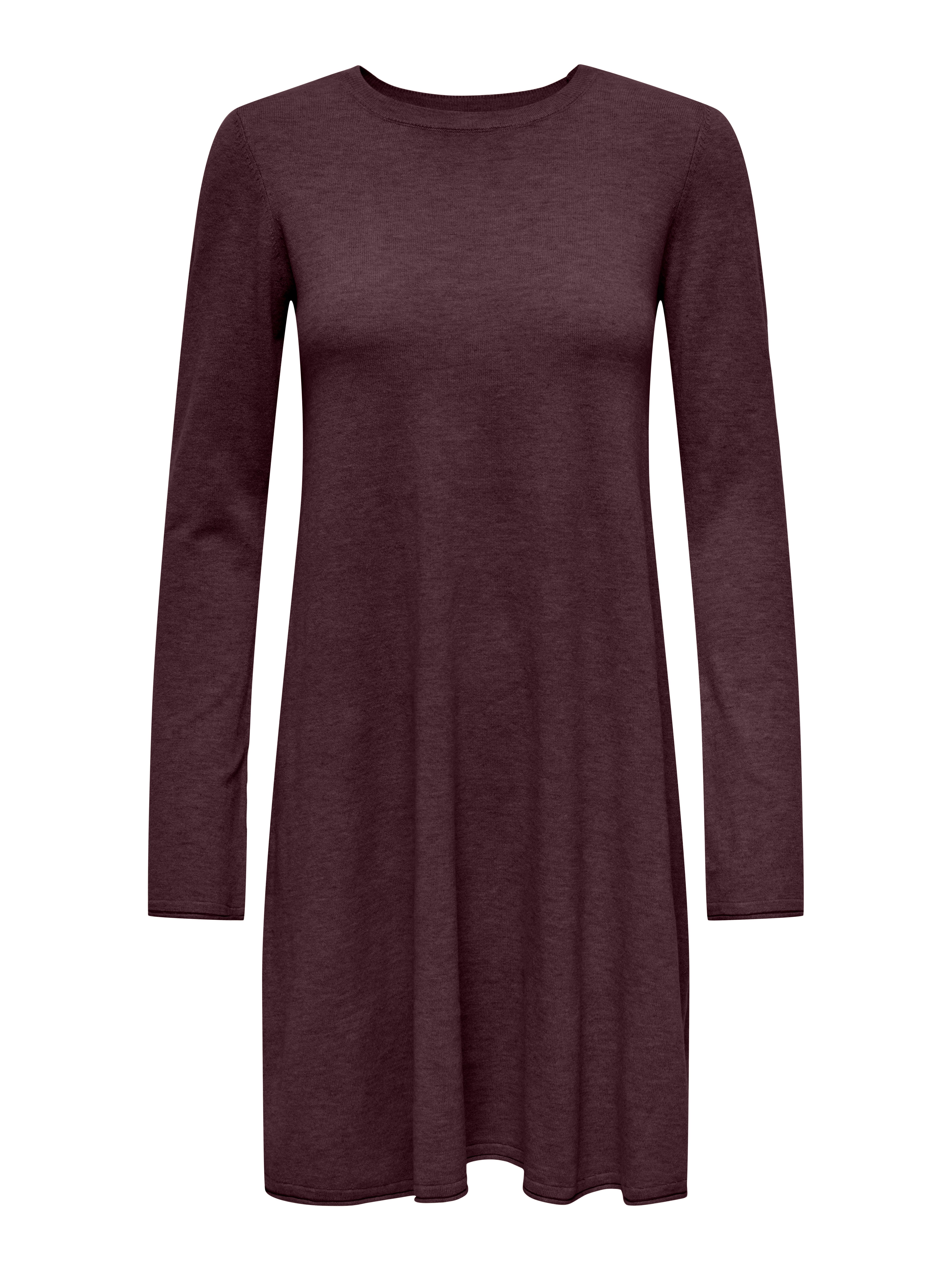 Only Midi-jurk ONLAMALIO LIFE LS ONECK DRESS KNT