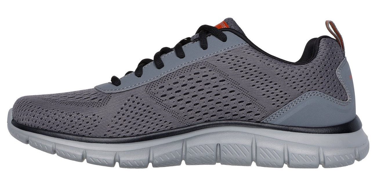 Skechers Slip-on sneakers TRACK-LESHUR Vrijetijdsschoen, trainingsschoen, instapschoen in materiaalmix