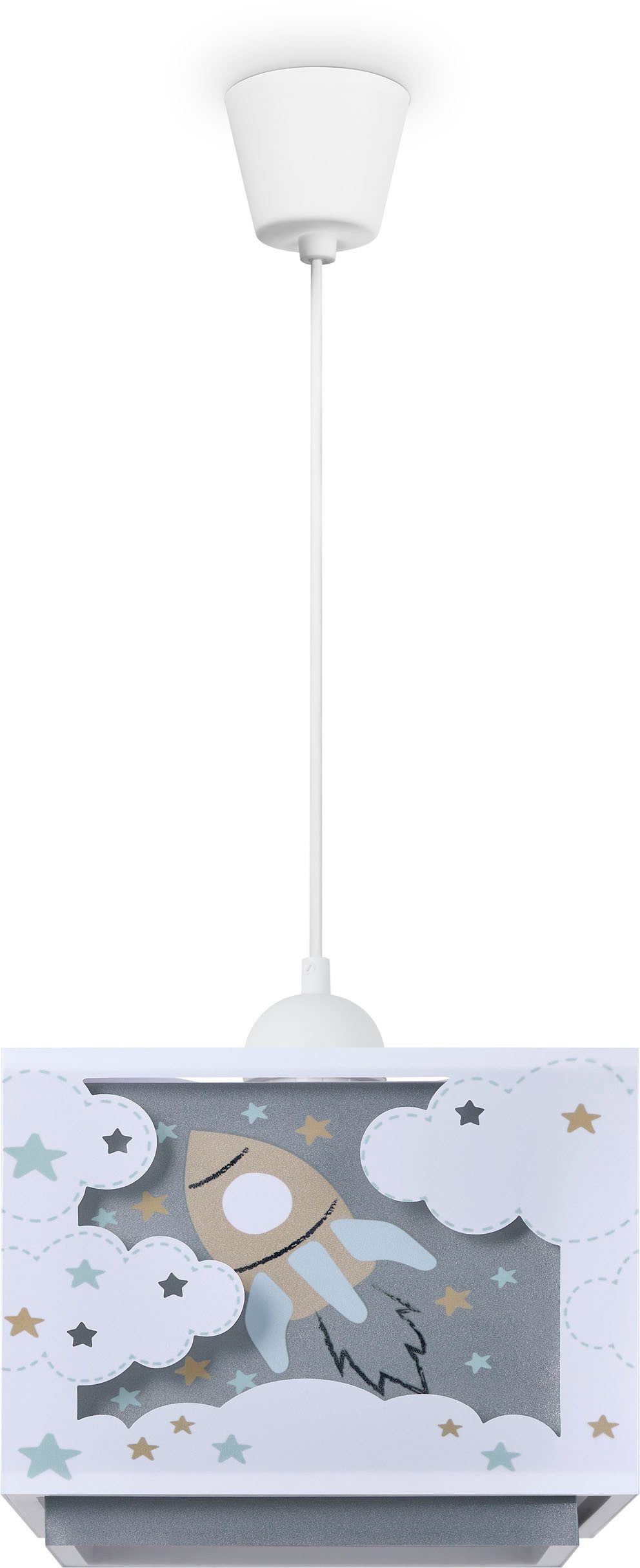 Paco Home Hanglamp Greta kinderlampen wit