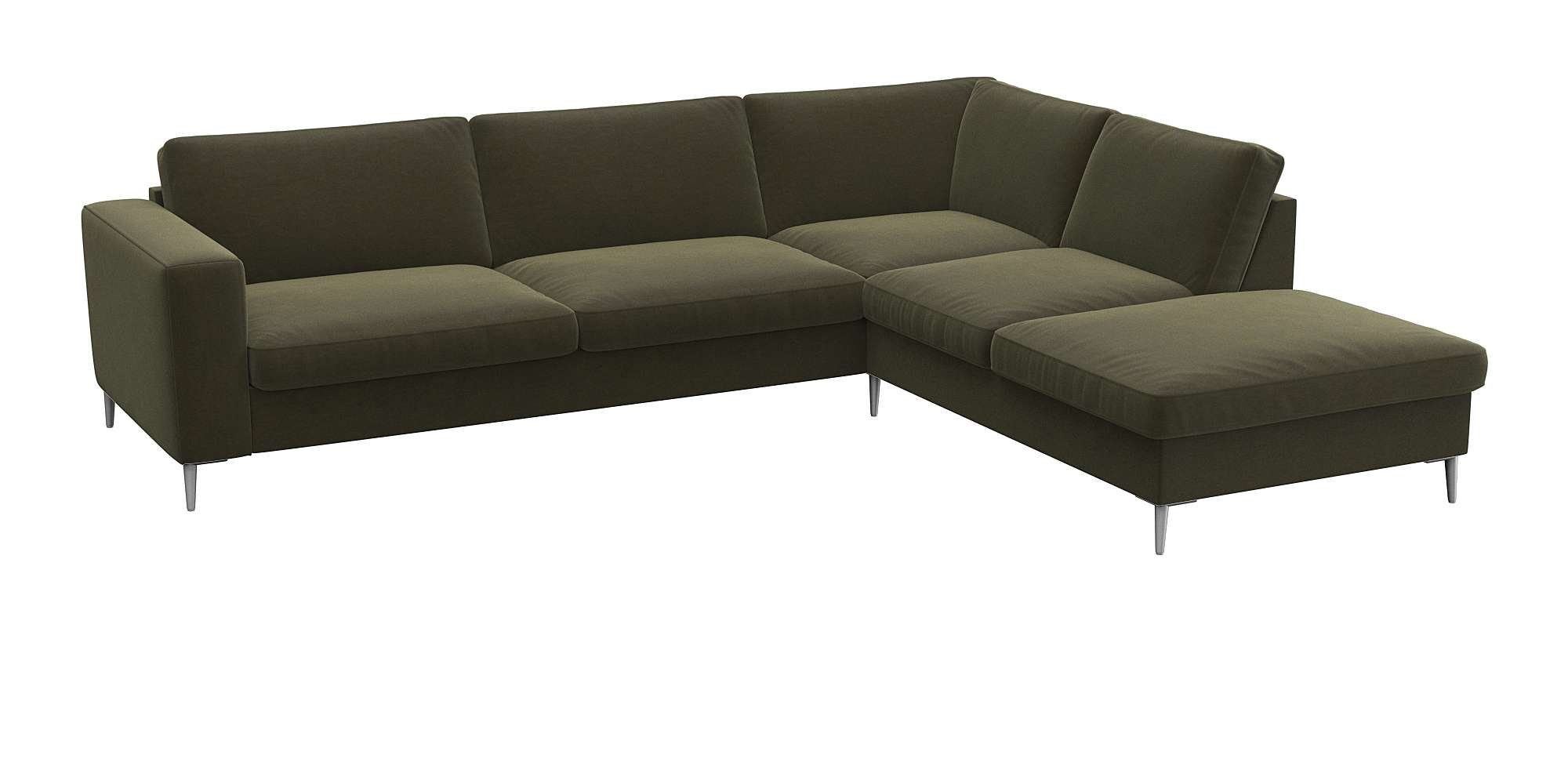 FLEXLUX Hoekbank Fiore, super zitcomfort door koudschuim in de zitting, L-vorm