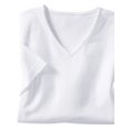 classic basics shirt met korte mouwen wit