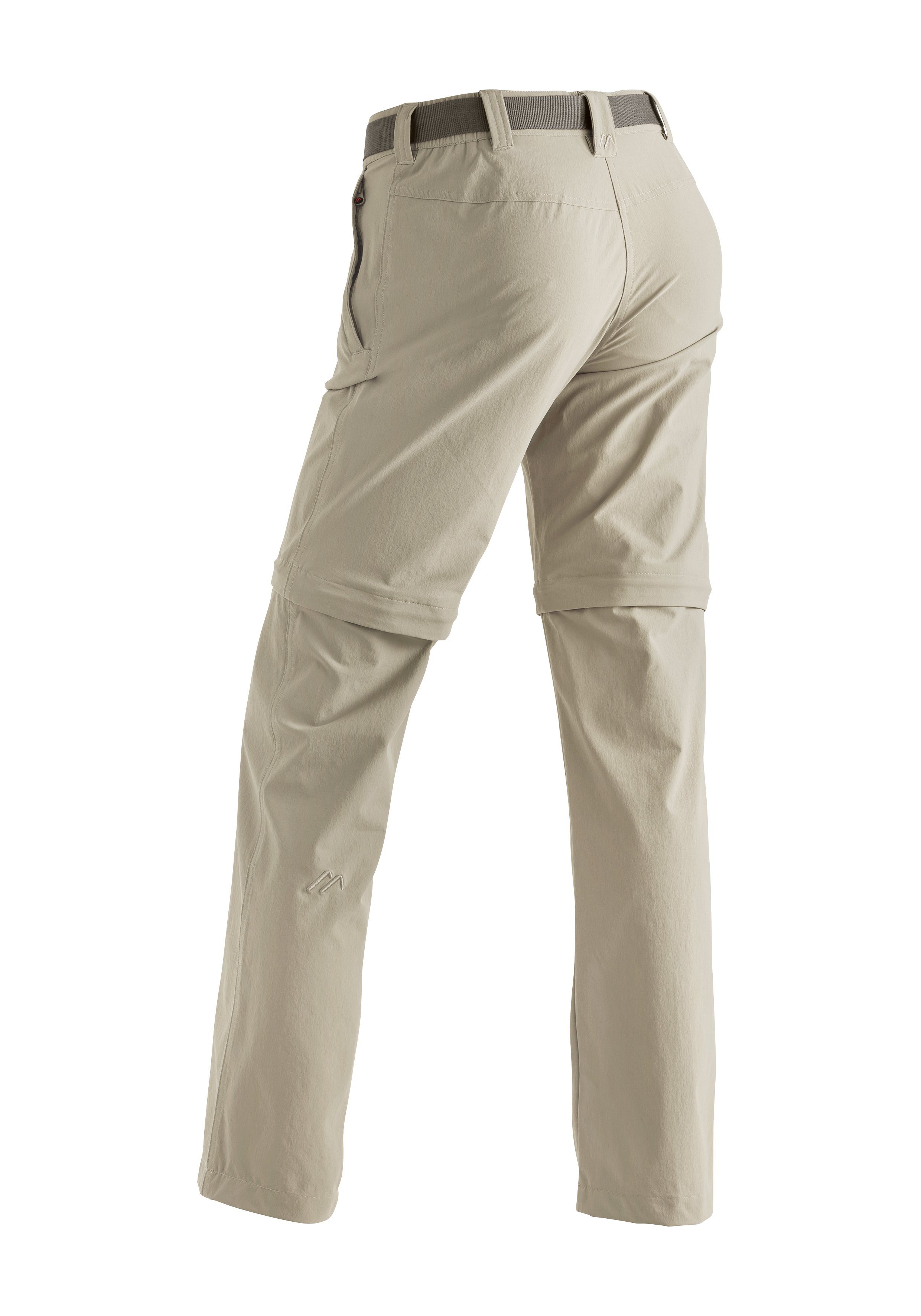 Maier Sports Functionele broek Nata 2 Dames wandelbroek, afritsbare outdoorbroek, 3 zakken, regular fit