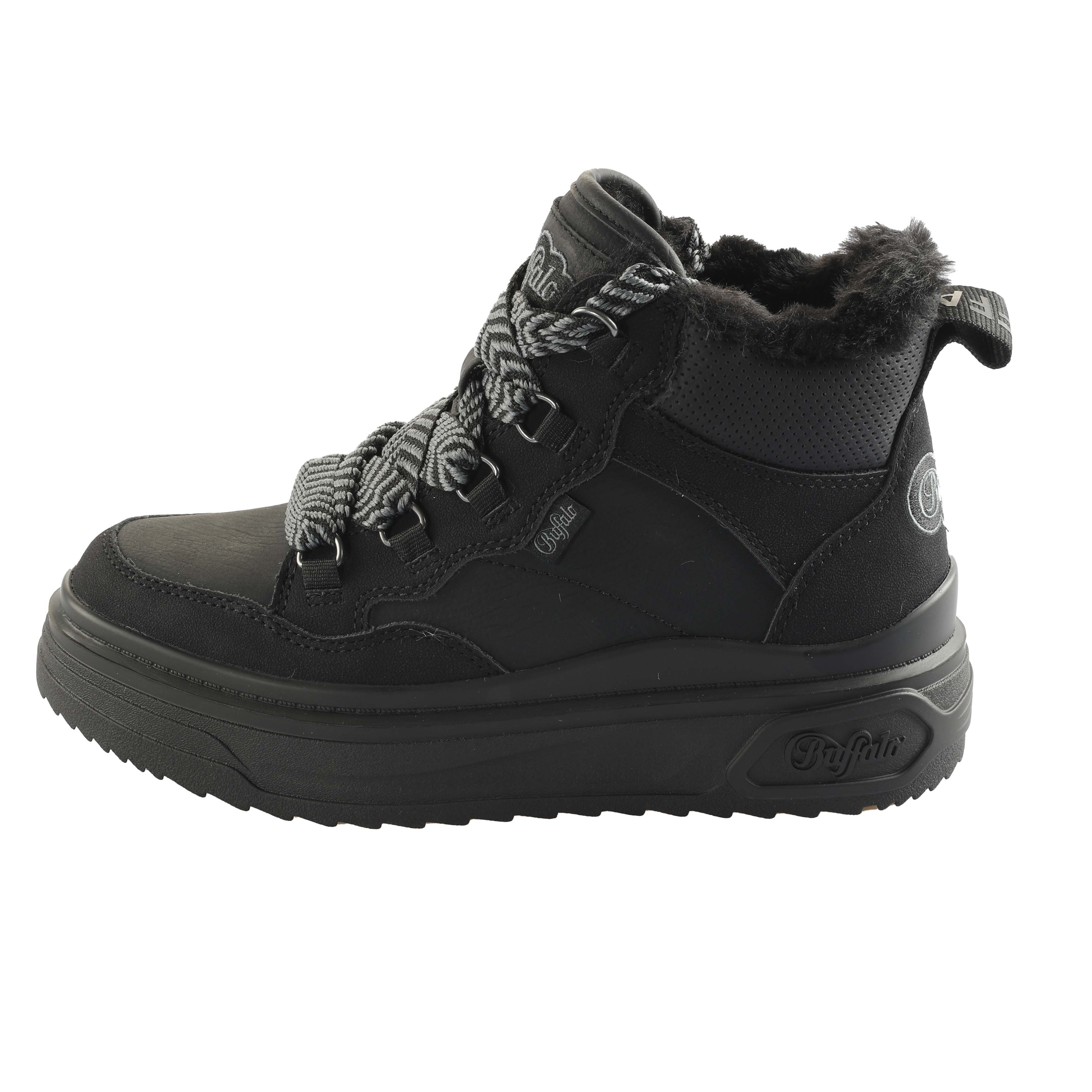 Buffalo Veterschoenen VECTRA MID WARM winterlaarzen, high top sneaker in vegan-verwerking