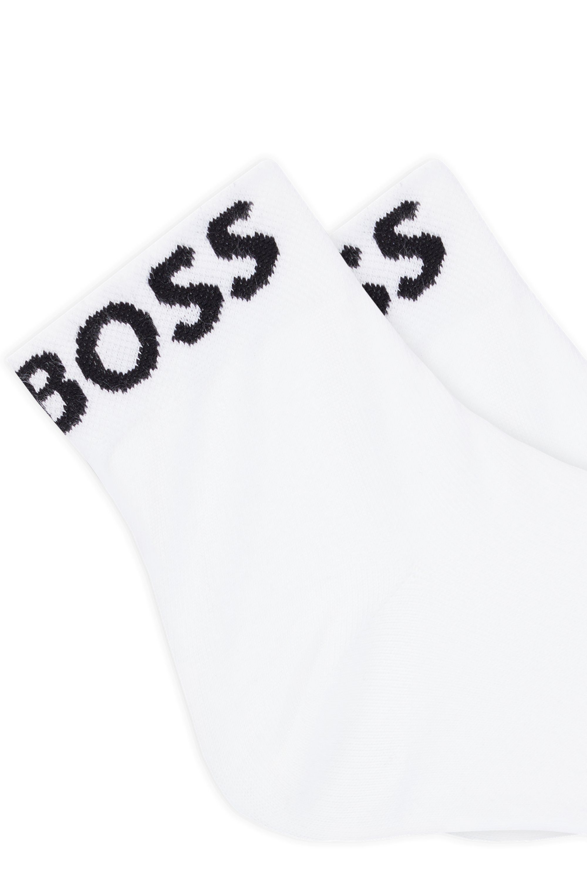 BOSS Vrijetijdssokken 2P SH Logo CC W met gebreid boss logo-tekst (set, 2 paar, 2 stuks)
