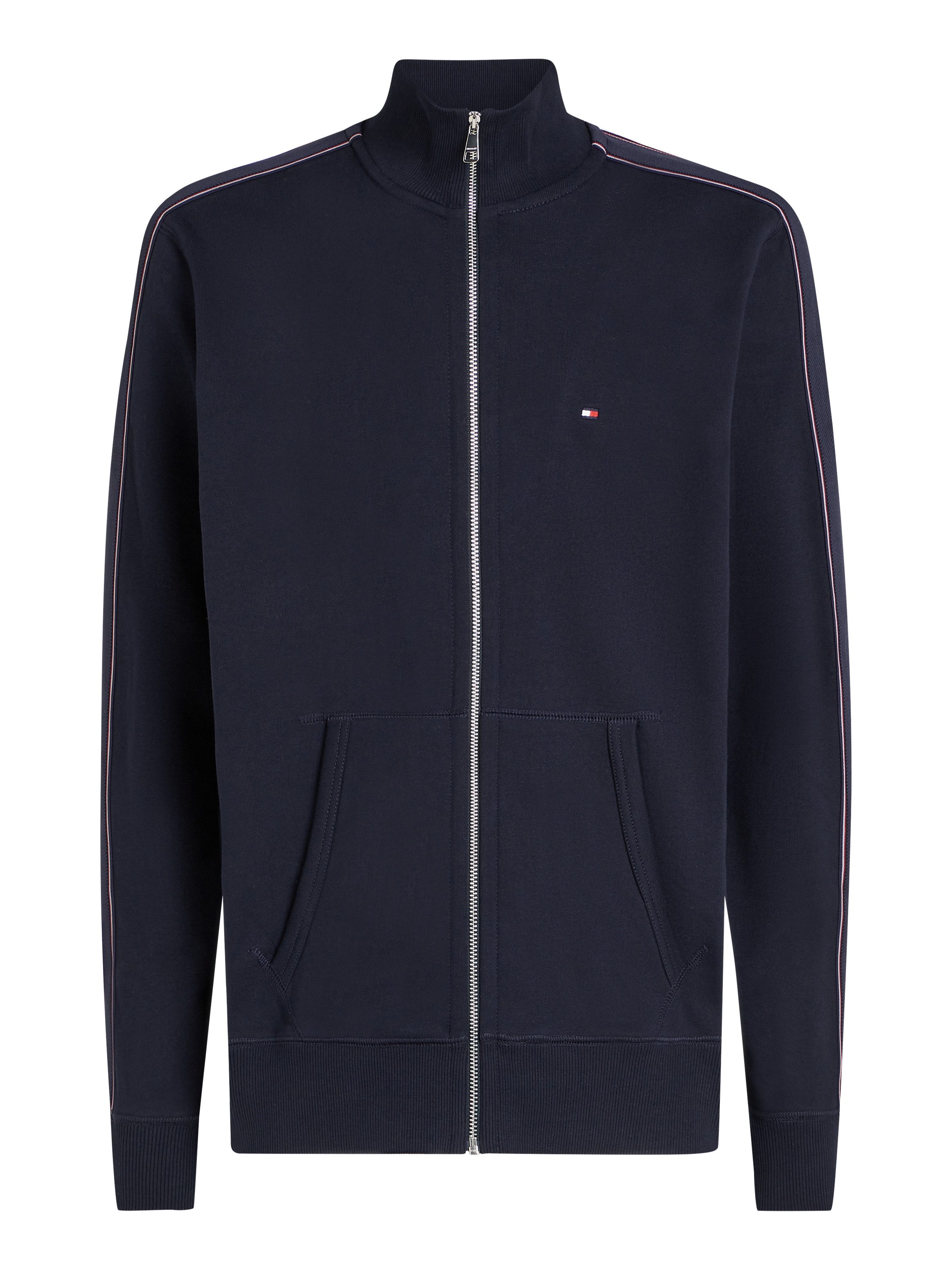 Tommy Hilfiger Sweatvest GLOBAL STRIPE ZT STAND COLLAR
