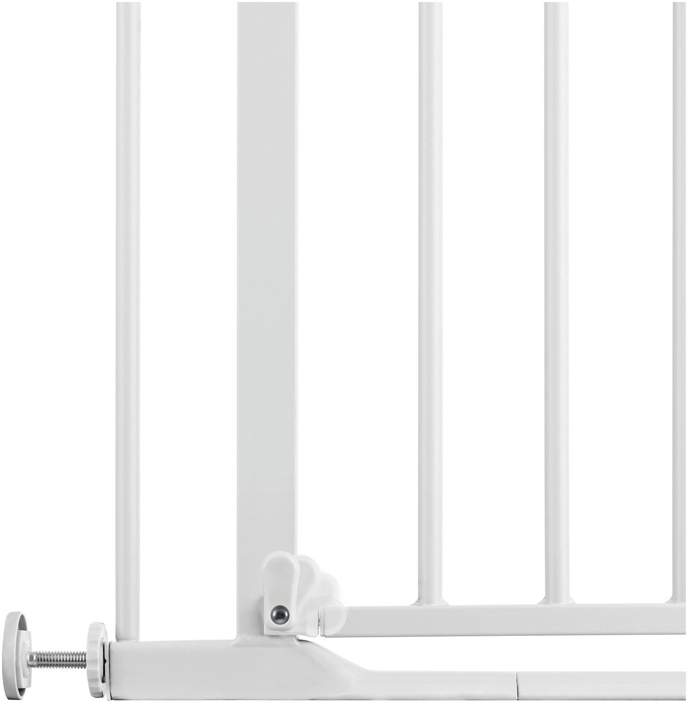 Hauck Traphek Clear Step Autoclose 2, White ook als traphekje te gebruiken, 75-80, vlakke doorgang