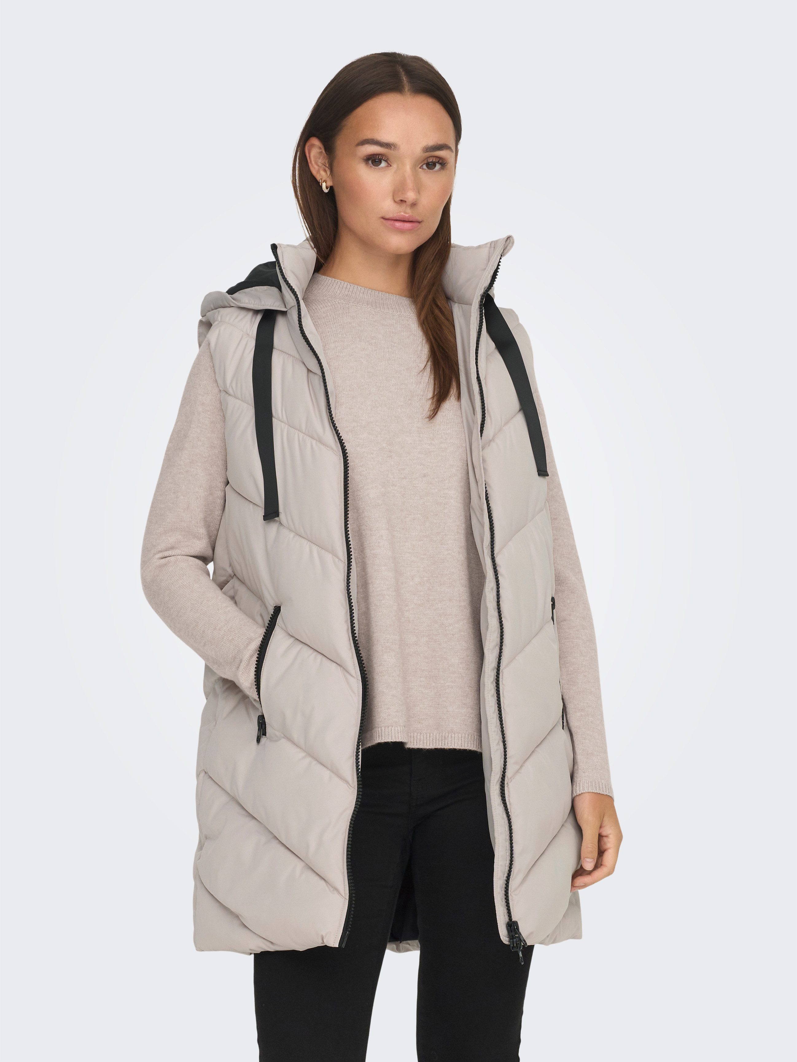 JDY Bodywarmer JDYSKYLAR LIFE HOOD WAISTCOAT OTW NOOS