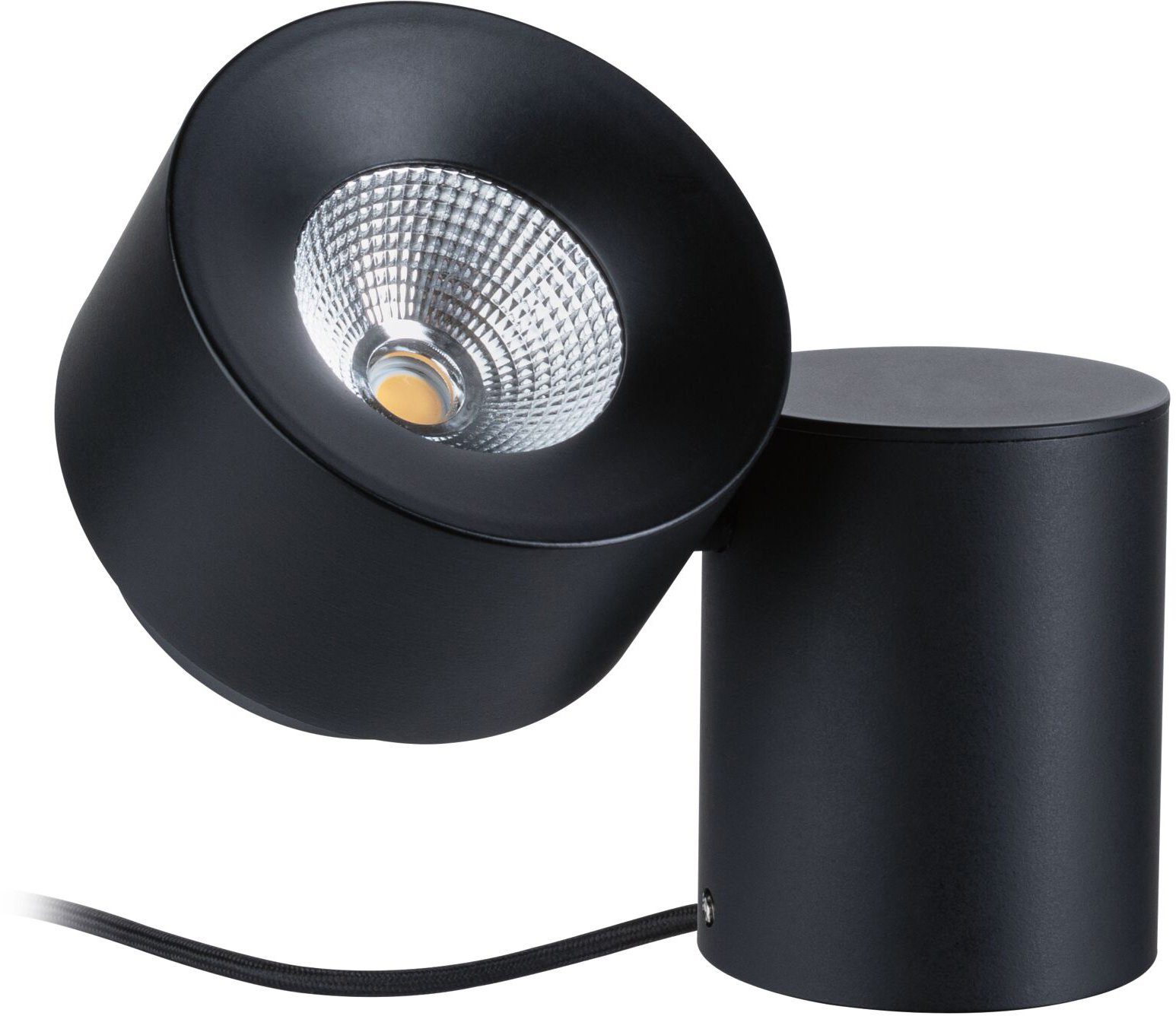 Paulmann Tafellamp Puric Pane LED, dimbaar, zwart/grijs, metaal (1 stuk)