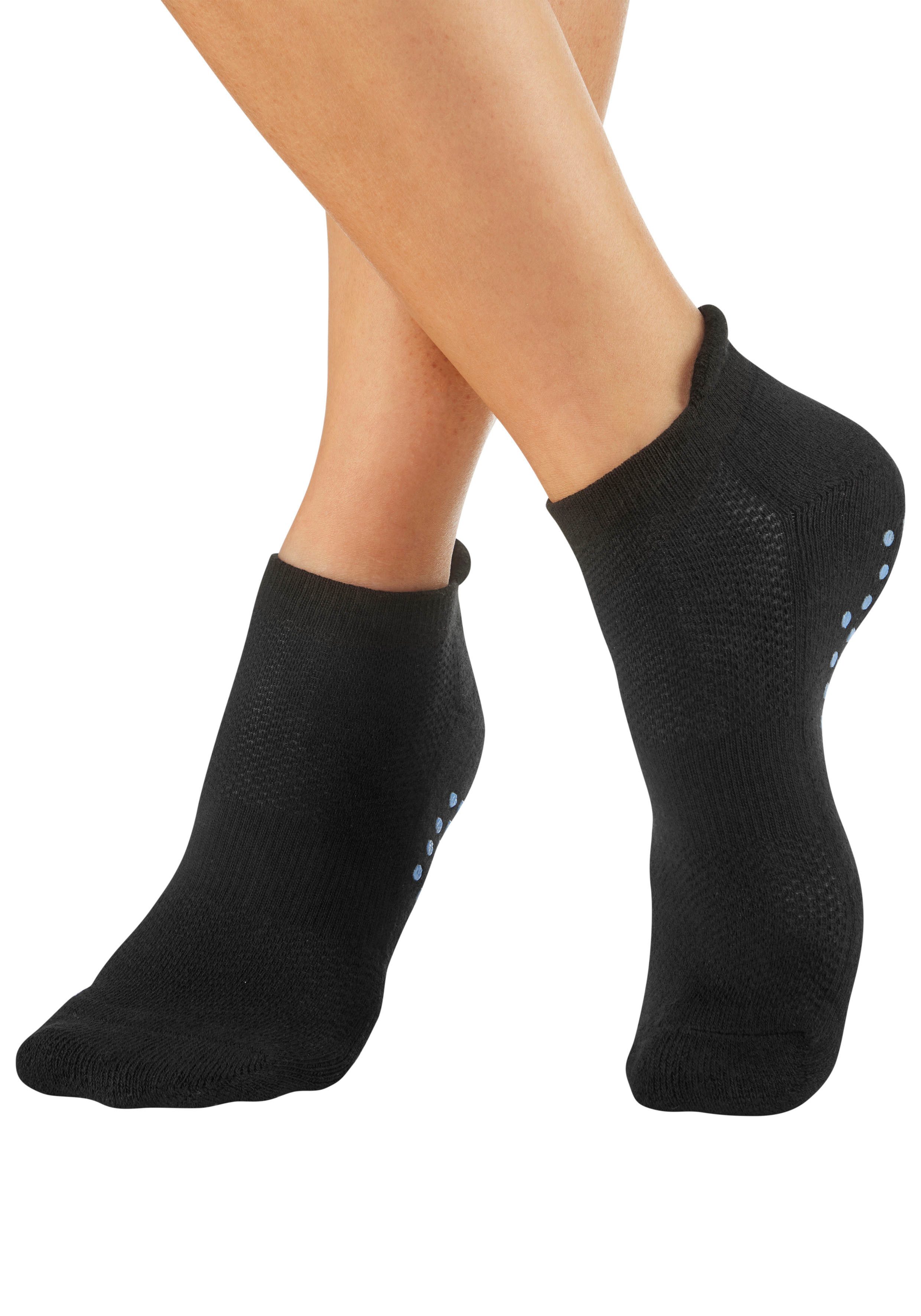 Lavana ABS-sokken met gekleurde nopjes (set, 3 paar)