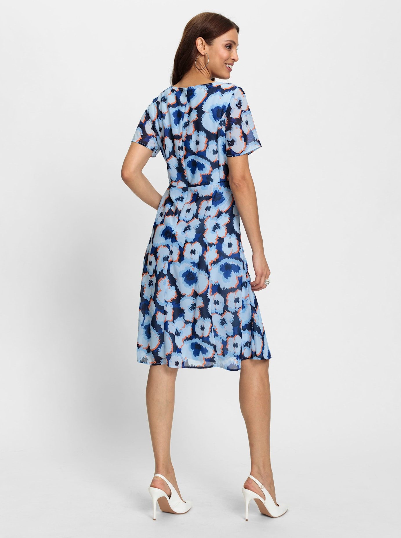 Lady Gedessineerde jurk