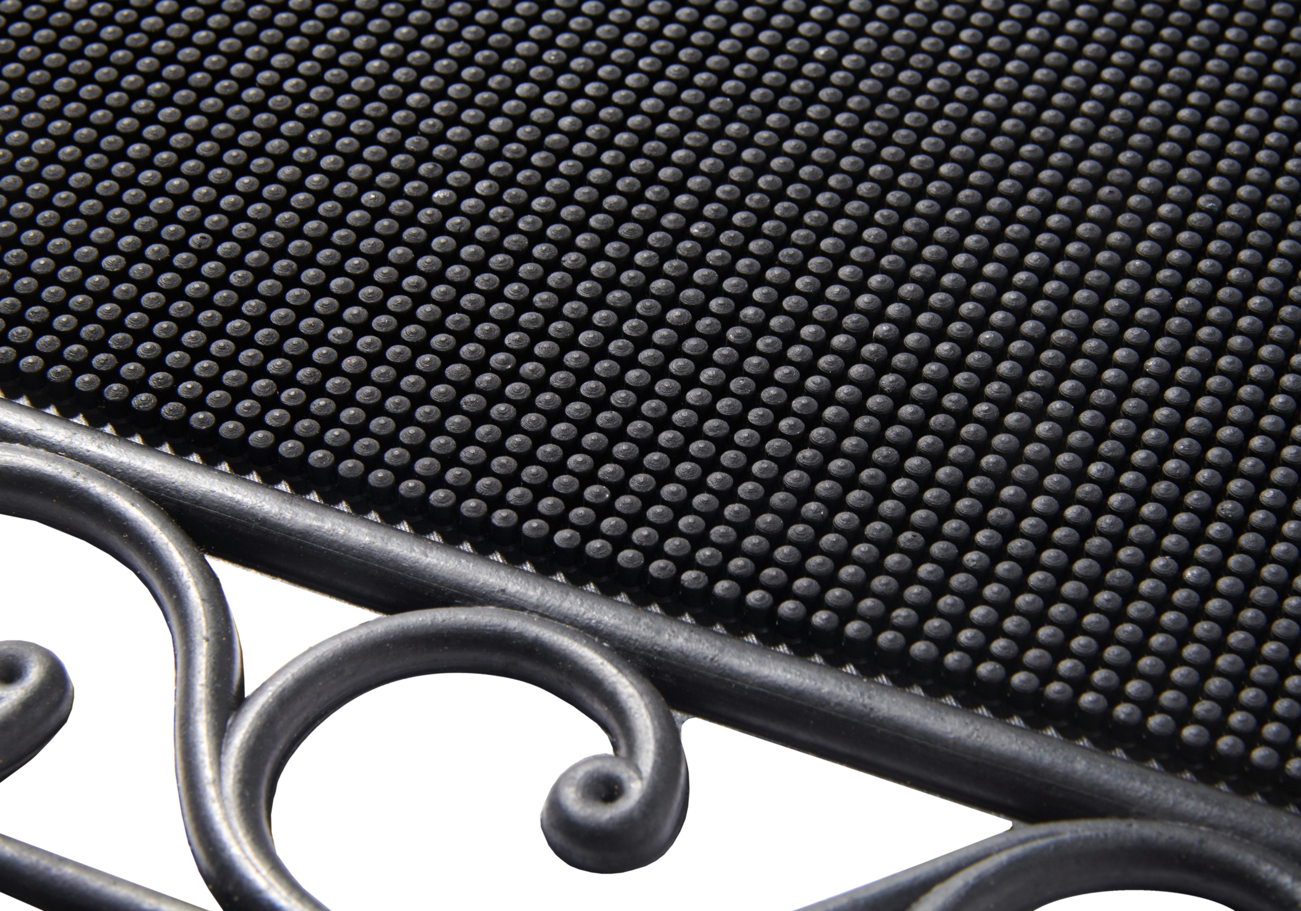 HANSE Home Mat Mix Mats gietijzer-look rubber centrum, deurmat Slijtvast, onderhoudsvriendelijk, robuust, weerbestendig, UV-bestendig