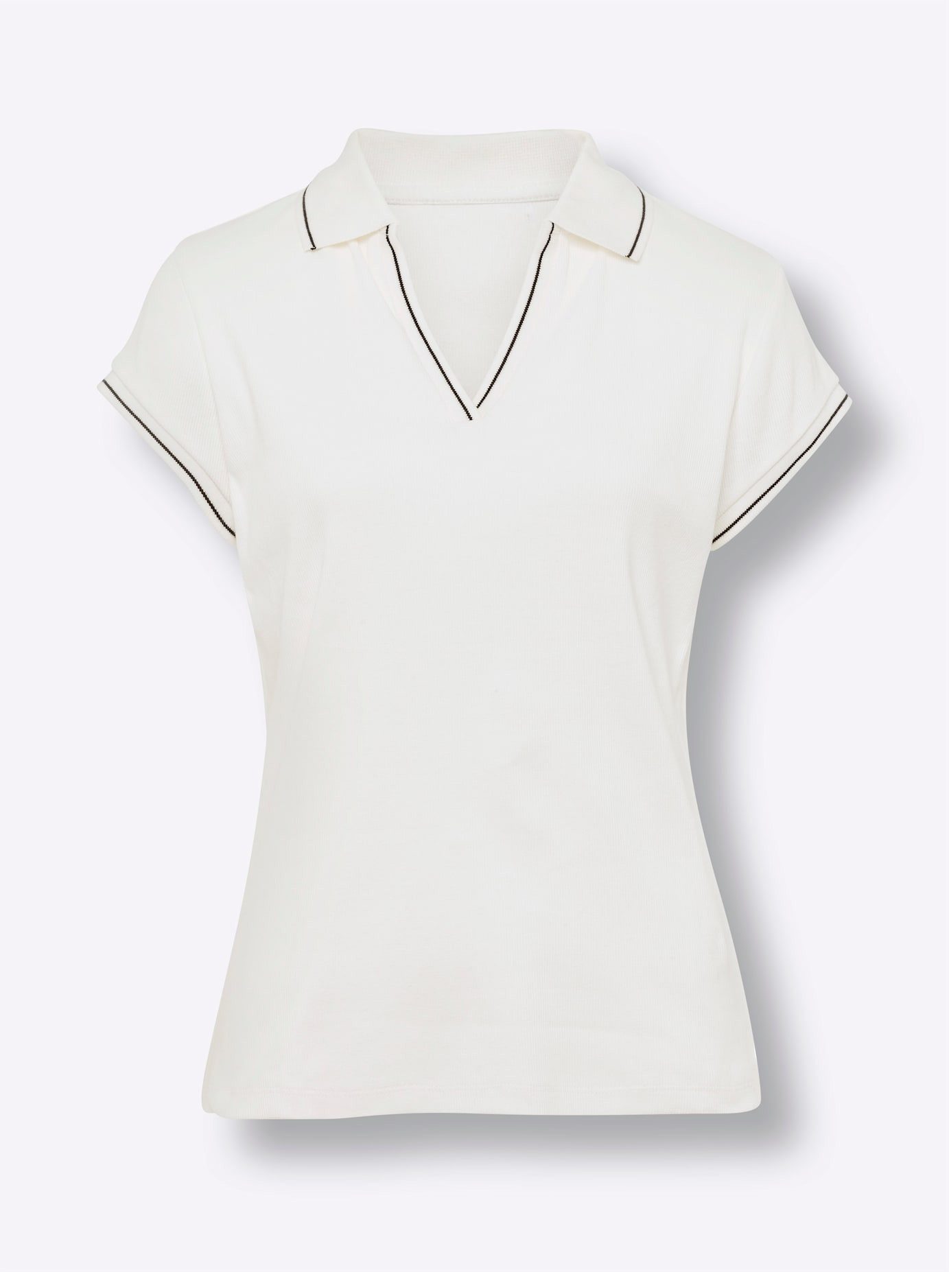 heine Shirt met korte mouwen Poloshirt (1-delig)