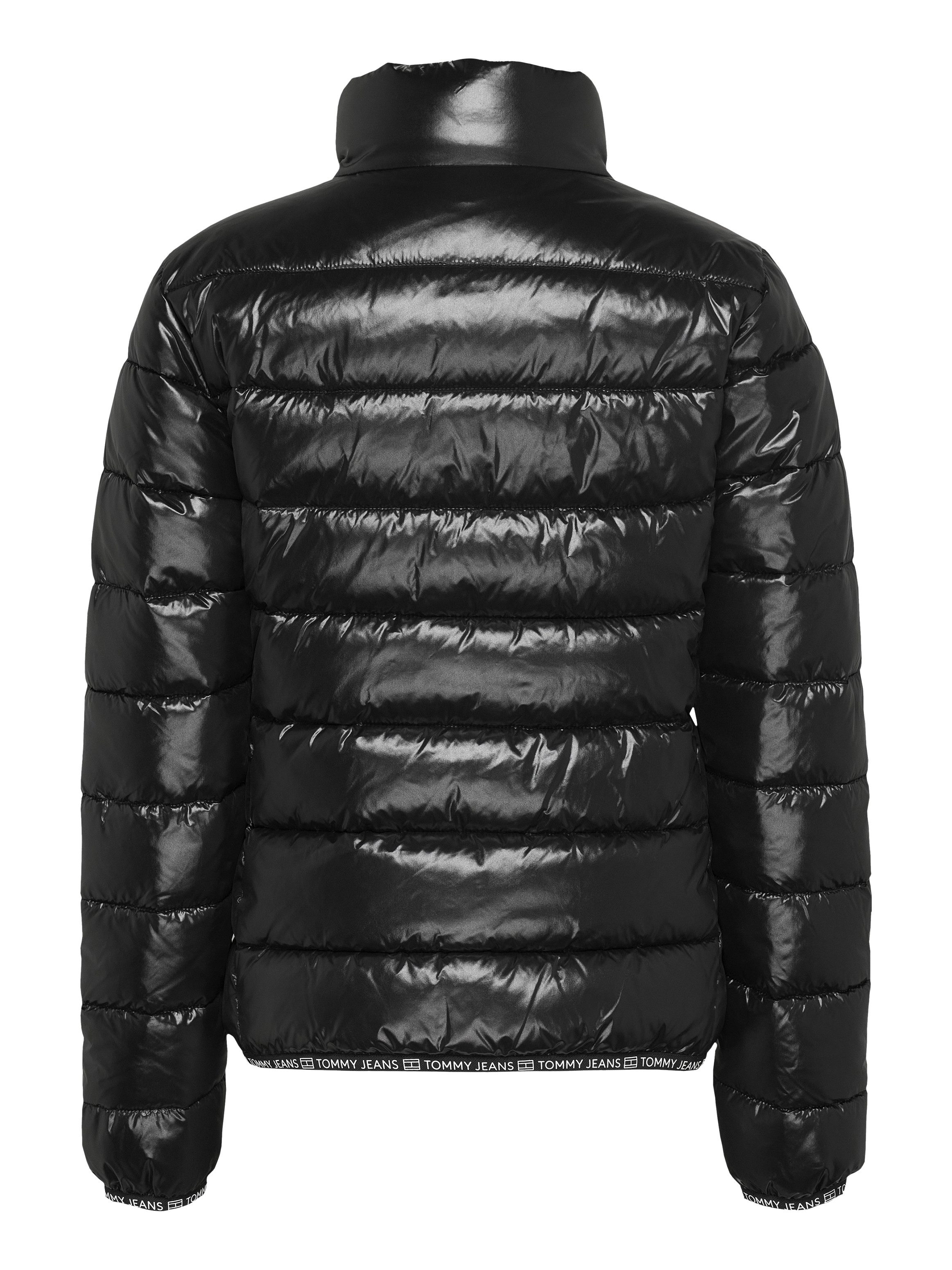 TOMMY JEANS Gewatteerde jas TJW ESSENTIAL TAPE JACKET EXT in glanzende uitstraling met vulling