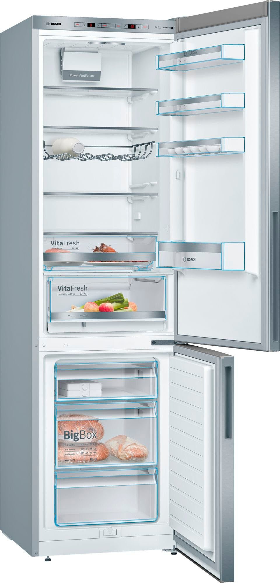 BOSCH Koel-vriescombinatie KGE39ALCA