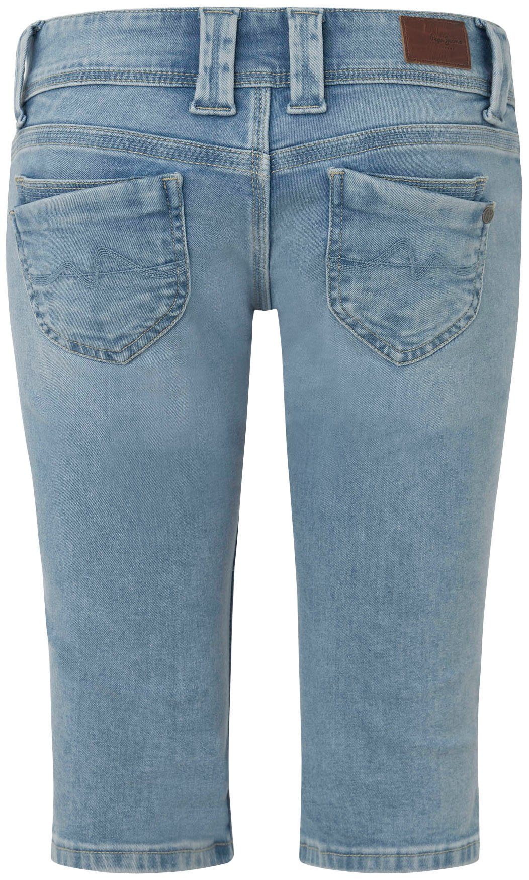 Pepe Jeans Slim fit jeans Shorts SLIM CROP LW