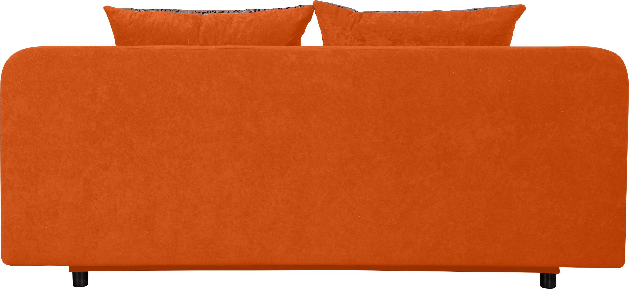 COLLECTION AB Slaapbank ULLA inclusief bedfunctie en opbergruimte Slaapbank, bedfunctie, bedlade, incl. rugkussens, armleuningkussens
