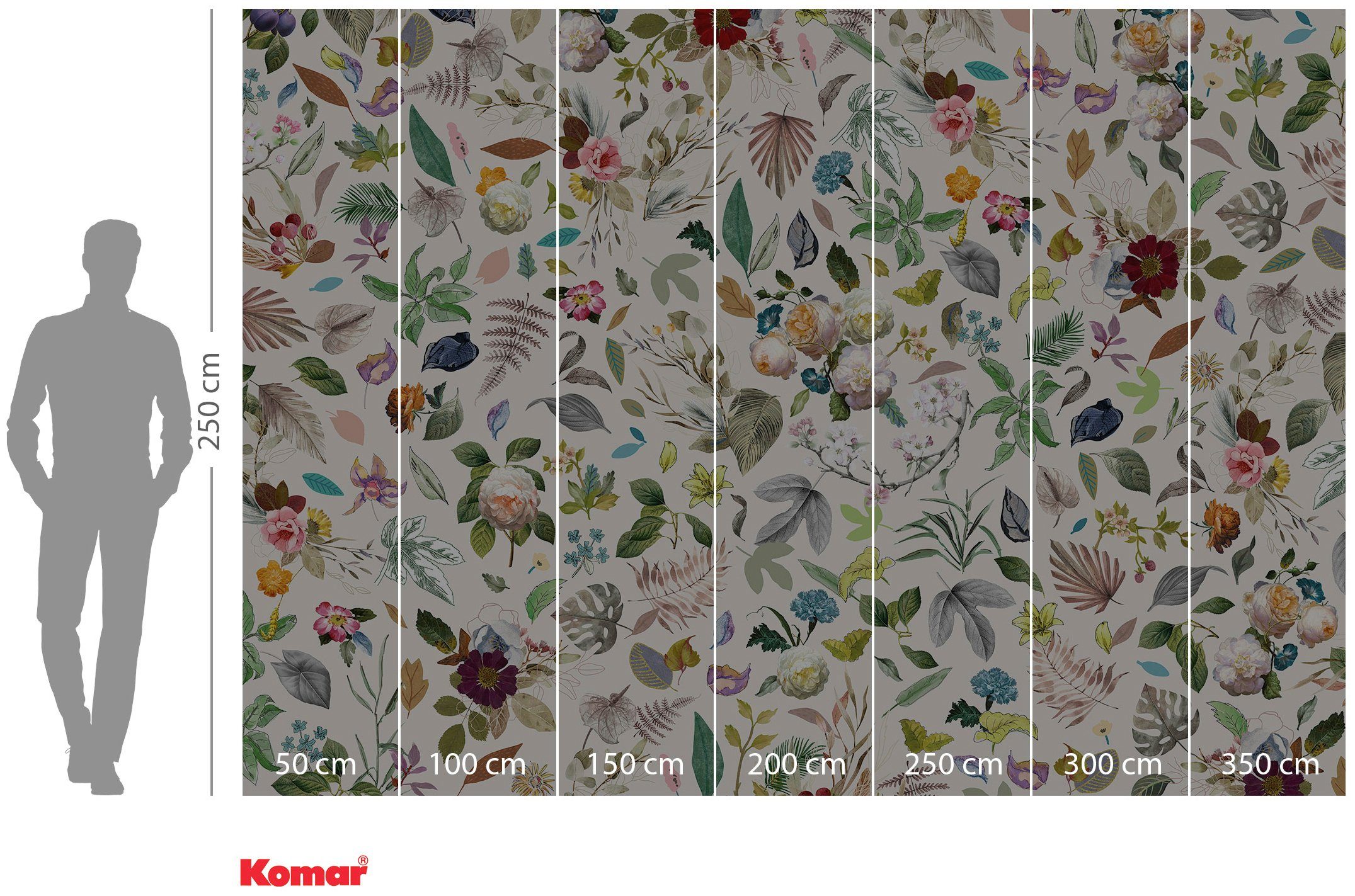 Komar Vliesbehang Digitale print vlies - Les Quatre Saisons - Afmeting 350 x 250 cm (1 stuk)