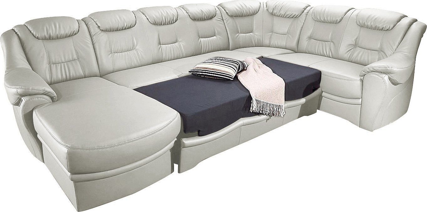 sit&more Zithoek Bellevue U-vorm optioneel met slaapfunctie