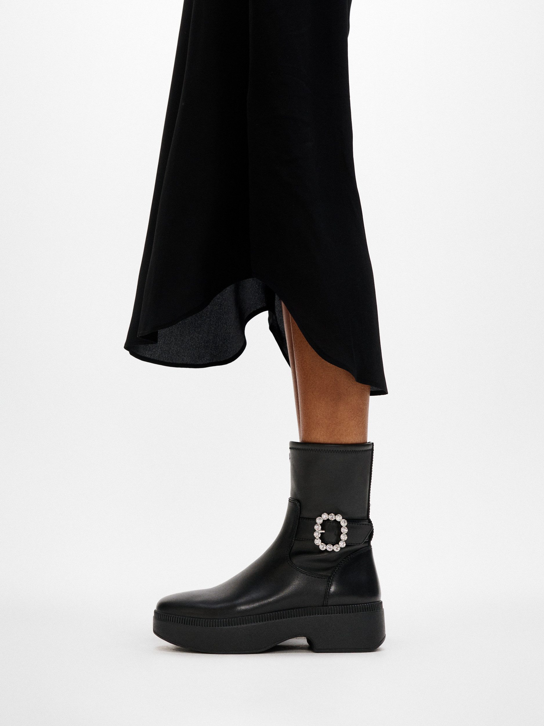 Fitflop Plateaulaarsjes F-LUMA CRYSTAL Boots, chunky boots met plateauzool