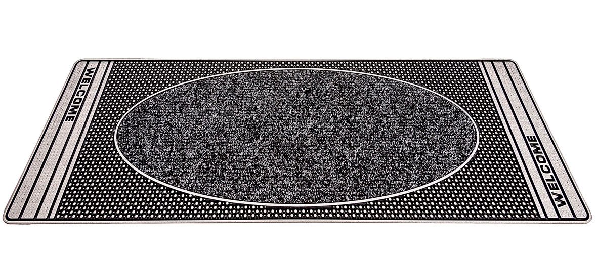 Home2Fashion Mat CenterClean smalle inloopmat, slijtvast, geschikt voor binnen en buiten
