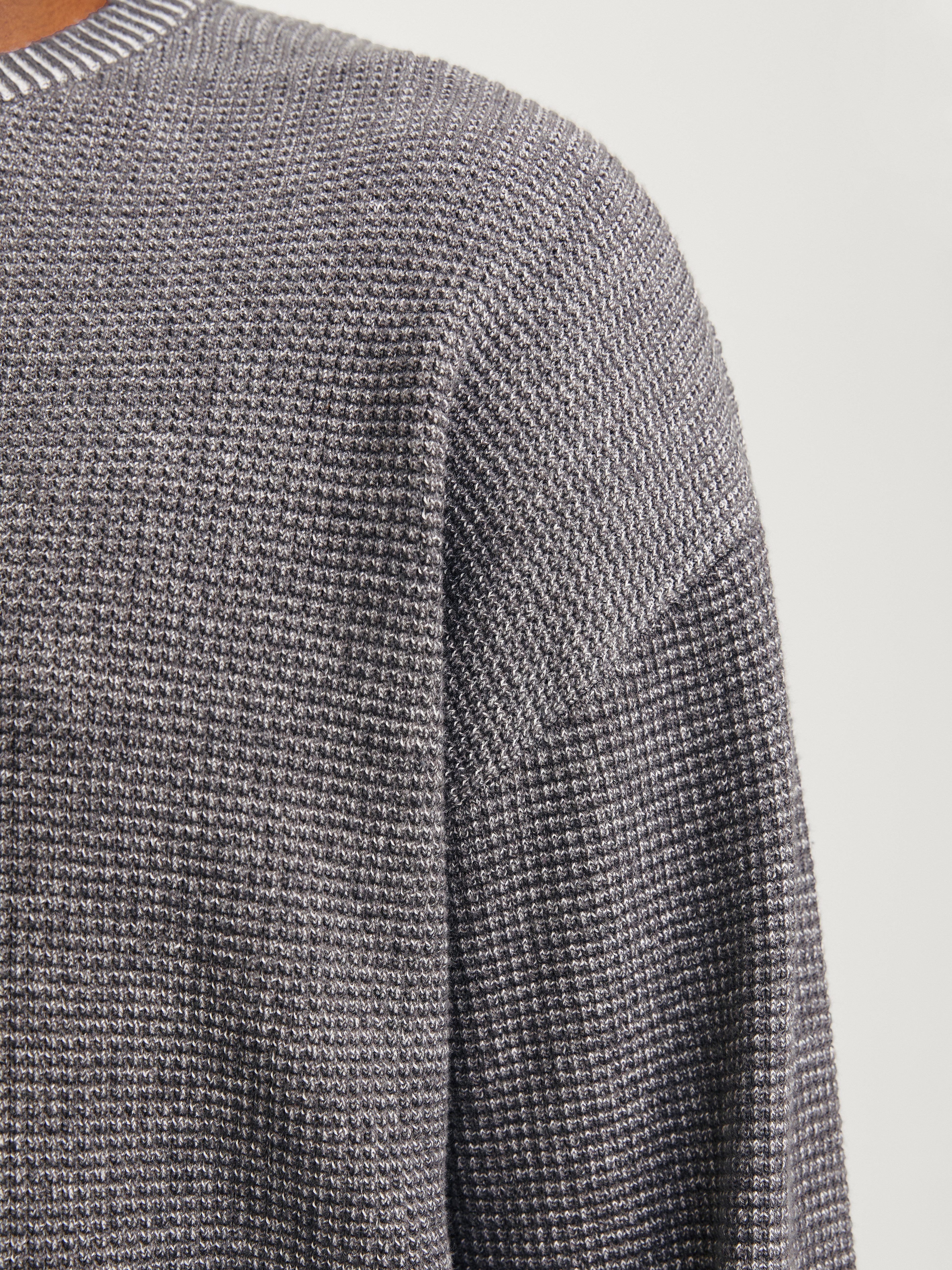 Jack & Jones Gebreide trui JJWALTER KNIT RELAXED CREW NECK