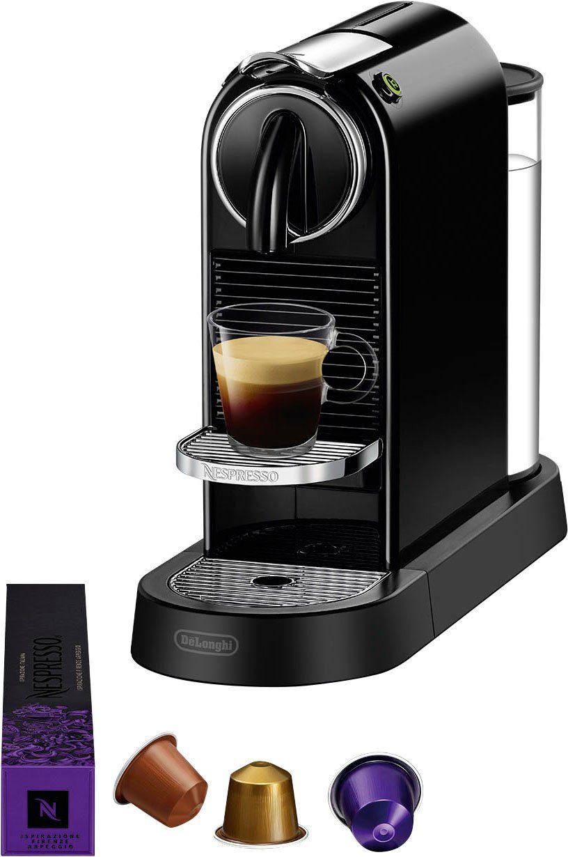 Nespresso Koffiecapsulemachine CITIZ EN 167.B van DeLonghi, Black, incl. welkomstpakket met 7...