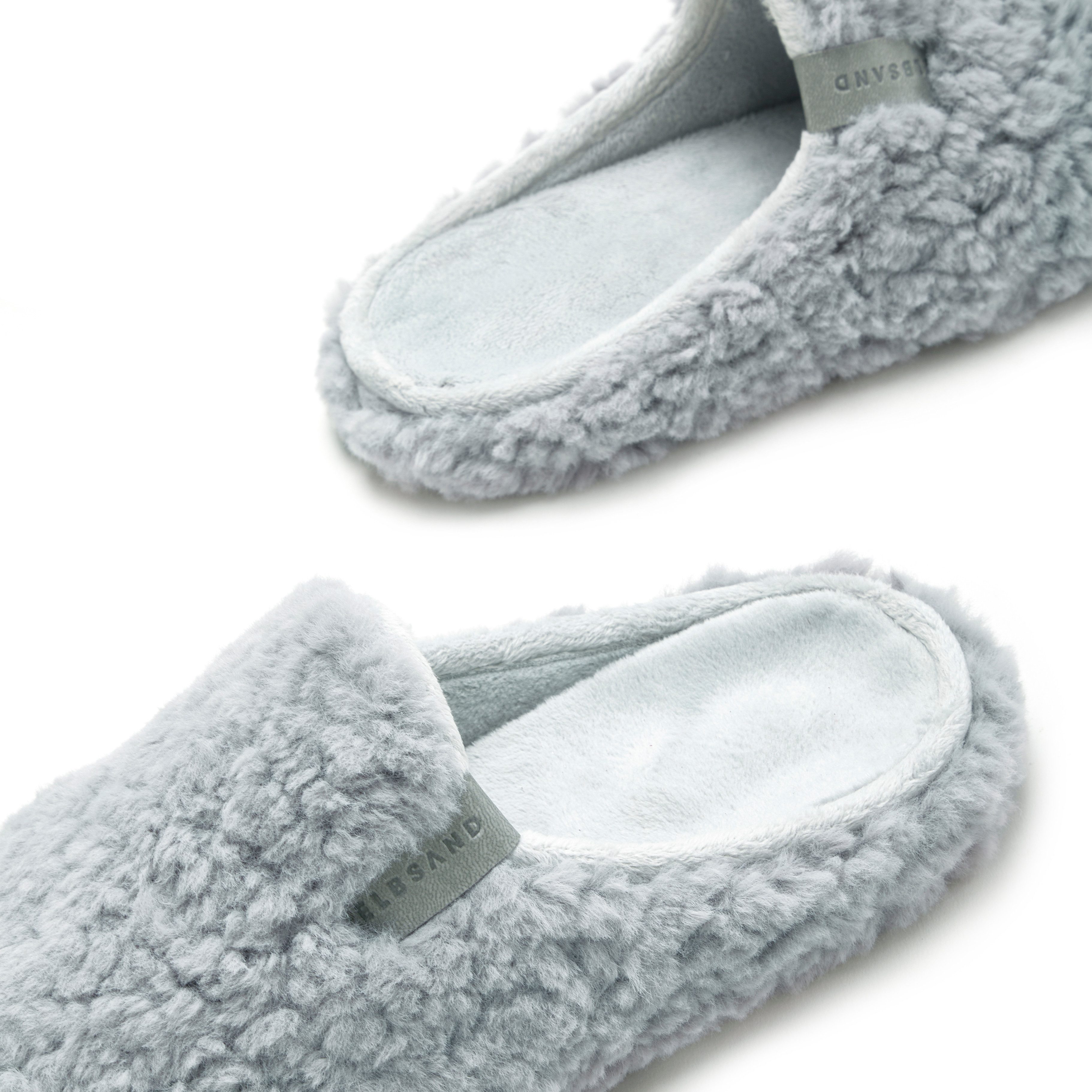 Elbsand Pantoffels Pantolette, pantoffel, mule, sandaal, knuffelig faux fur