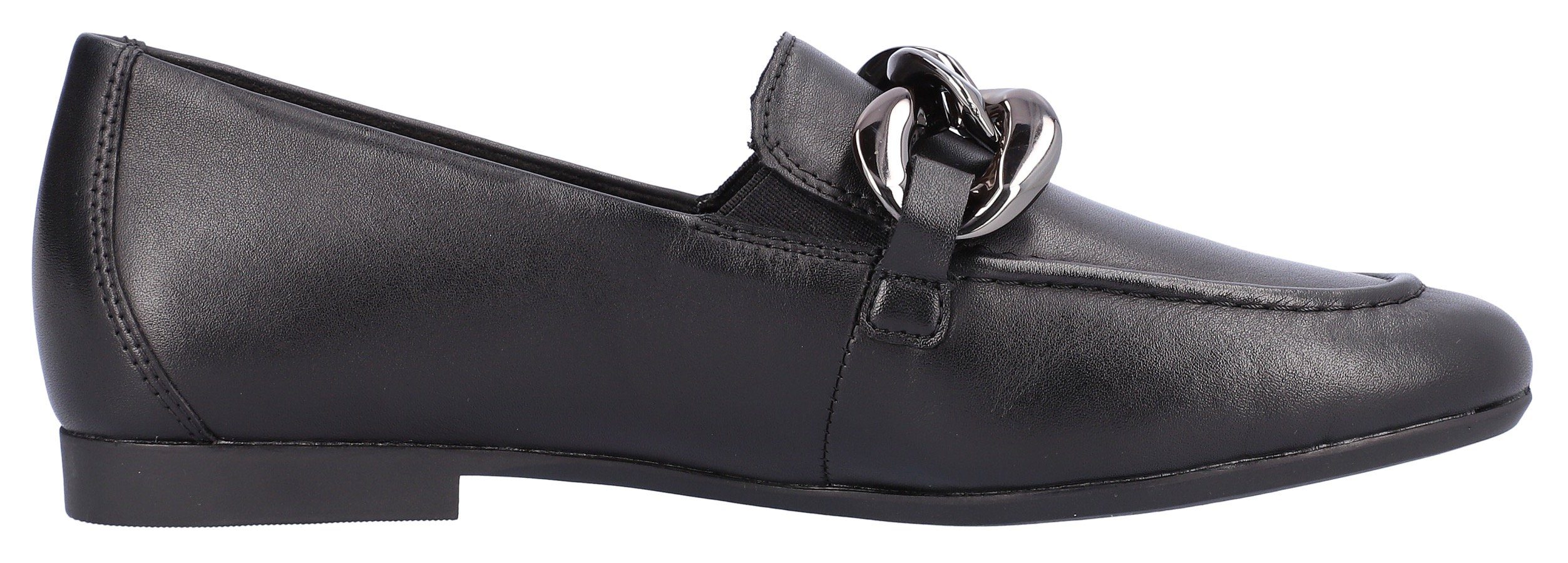 Remonte Loafers Slipper, business schoen met opvallende sierketting