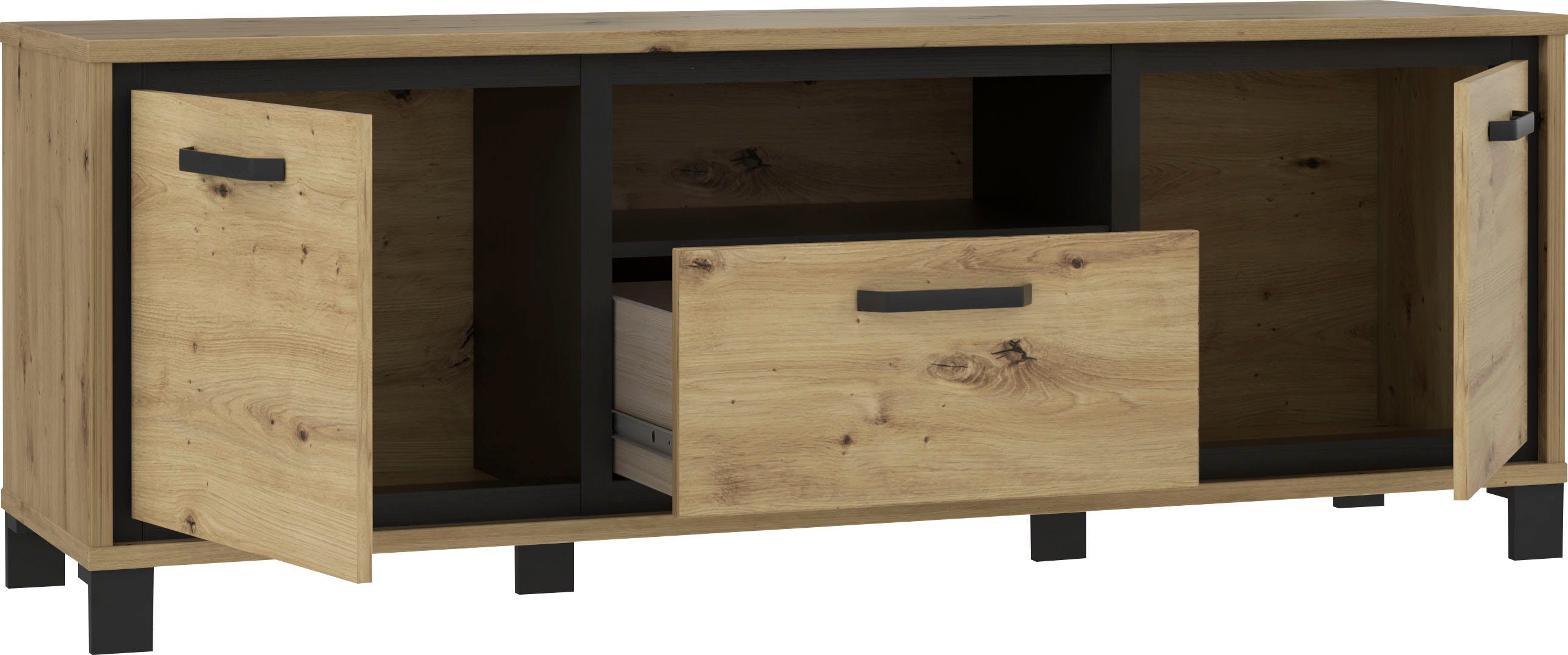 FORTE Tv-meubel Trondheim Breedte 158 cm