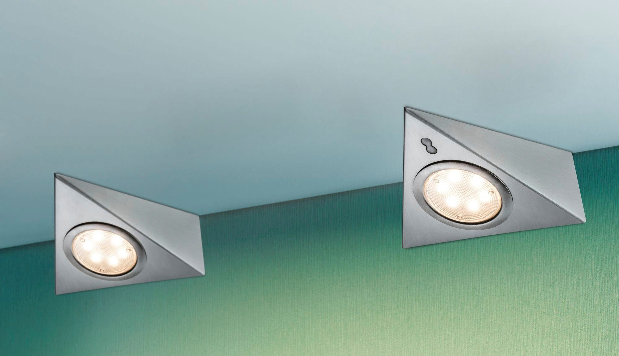Paulmann Verlichting voor onderkast Meubel Opbouwlamp LED met nabijheidssensor incl. LED-module 3x2,8W (1 stuk)