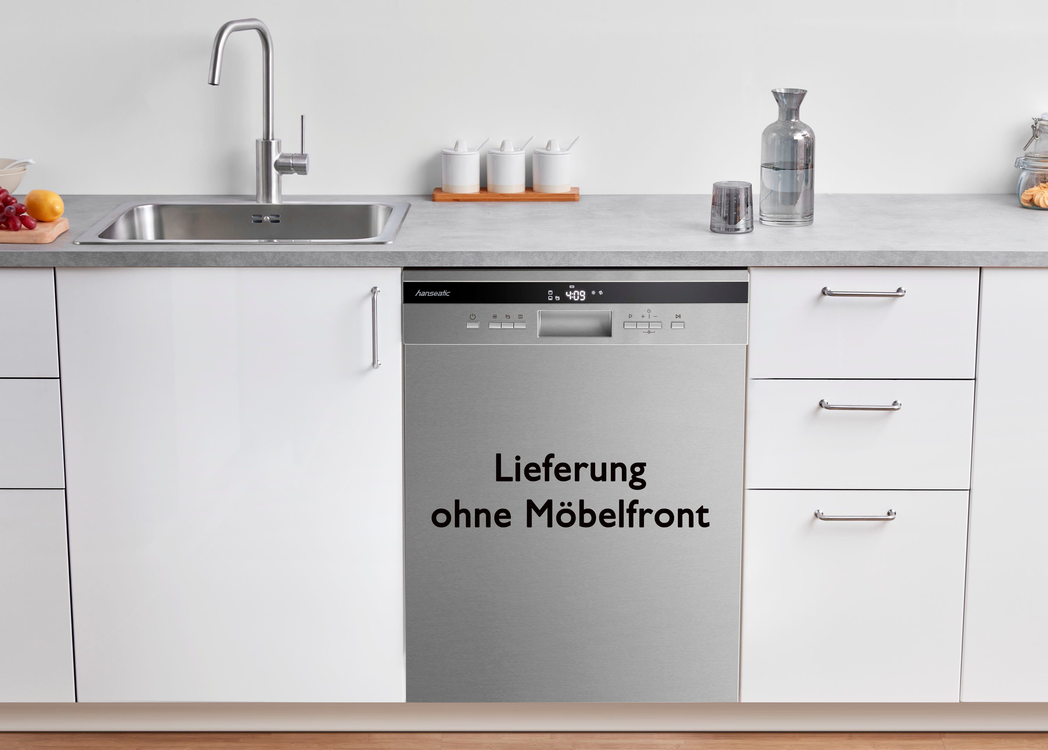 Hanseatic Onderbouwvaatwasser HGU6082B14U7735ES, 81,5 cm x 60 cm