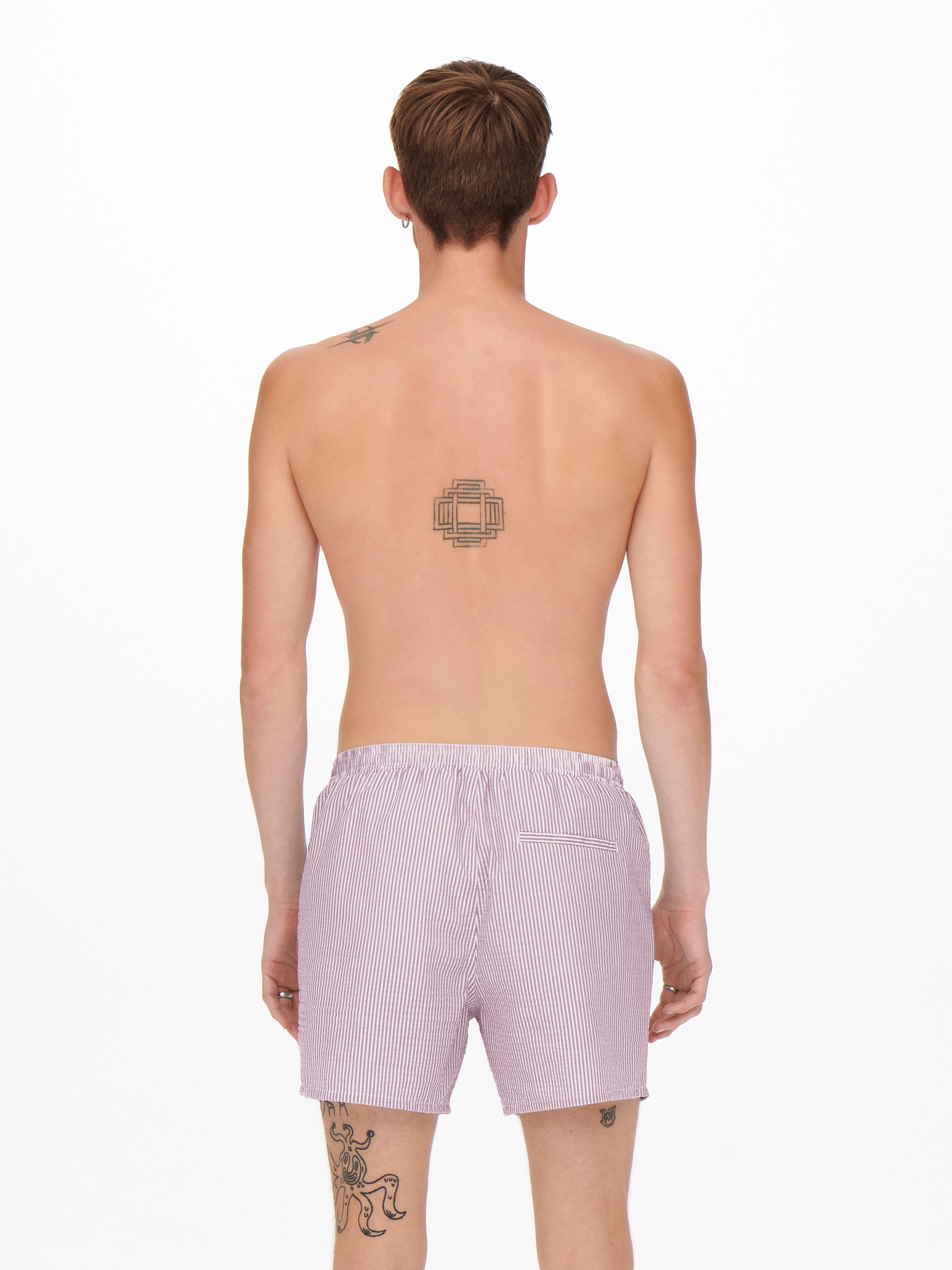 ONLY & SONS Zwembroek ONSTED STRIPE SEERSUCKER SWIM NOOS