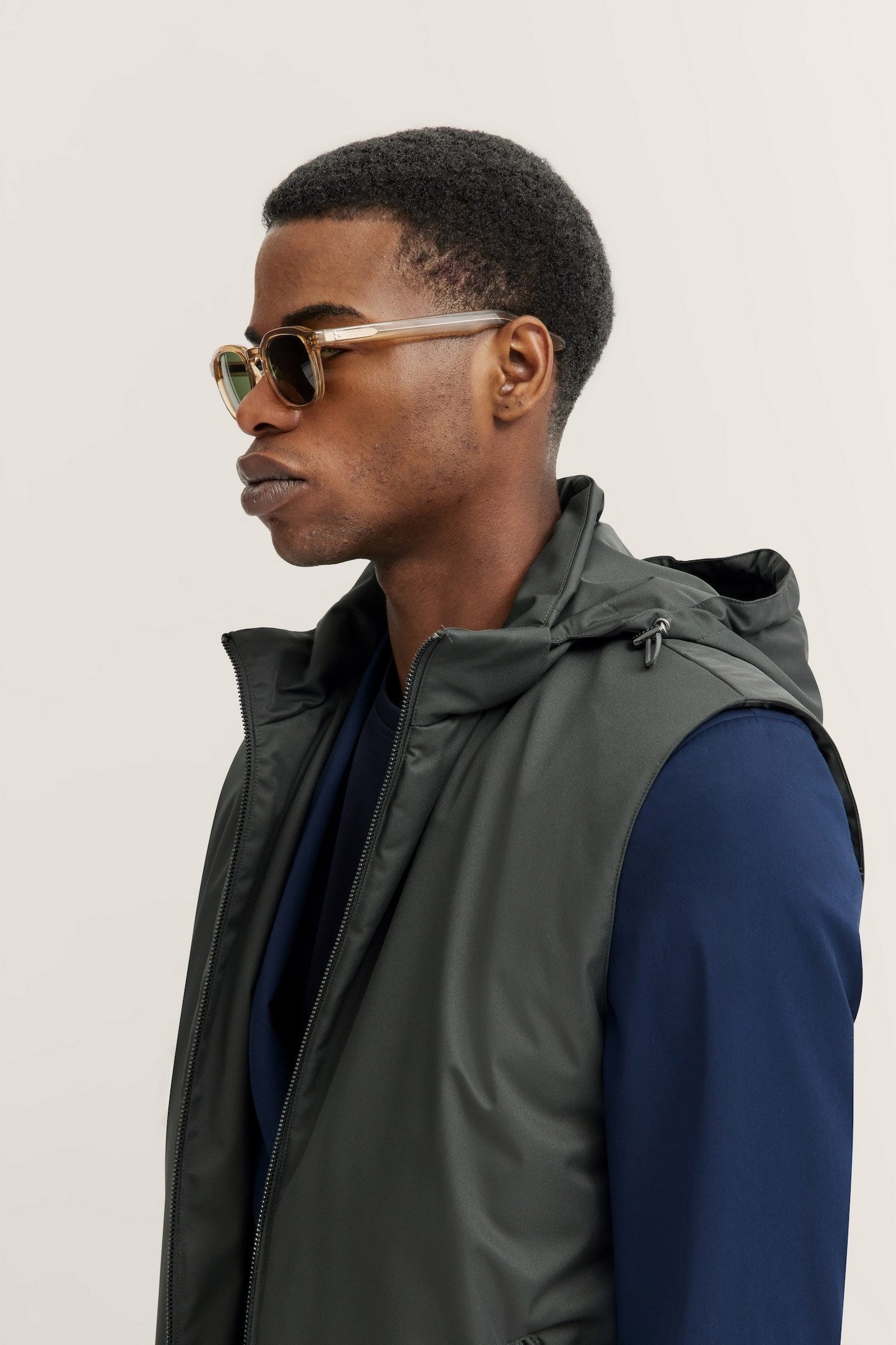 Bugatti Functionele bodywarmer waterafstotend met capuchon