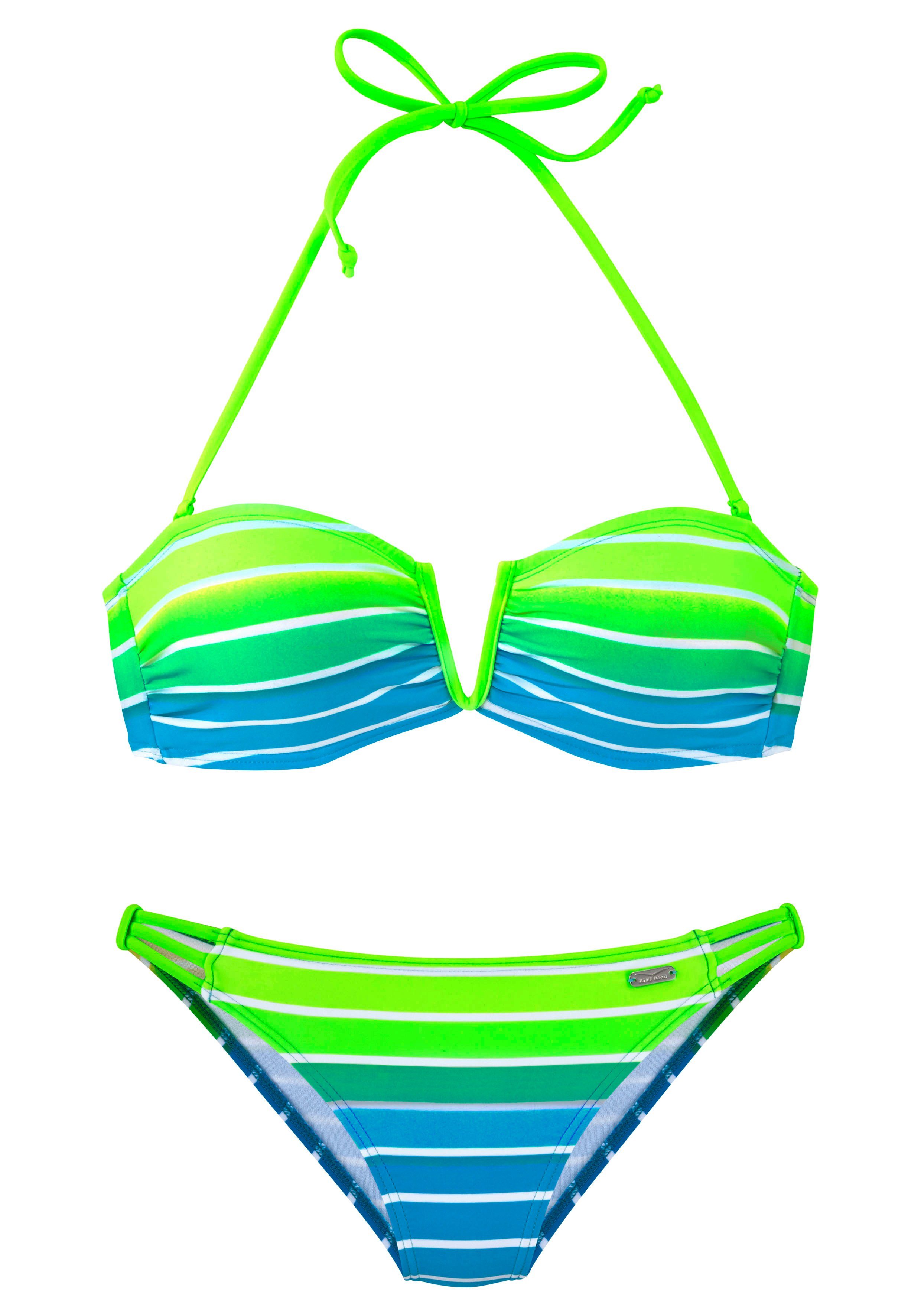 Venice Beach Bandeaubikini met uitneembare cups, afneembare bandjes, met zijstaven