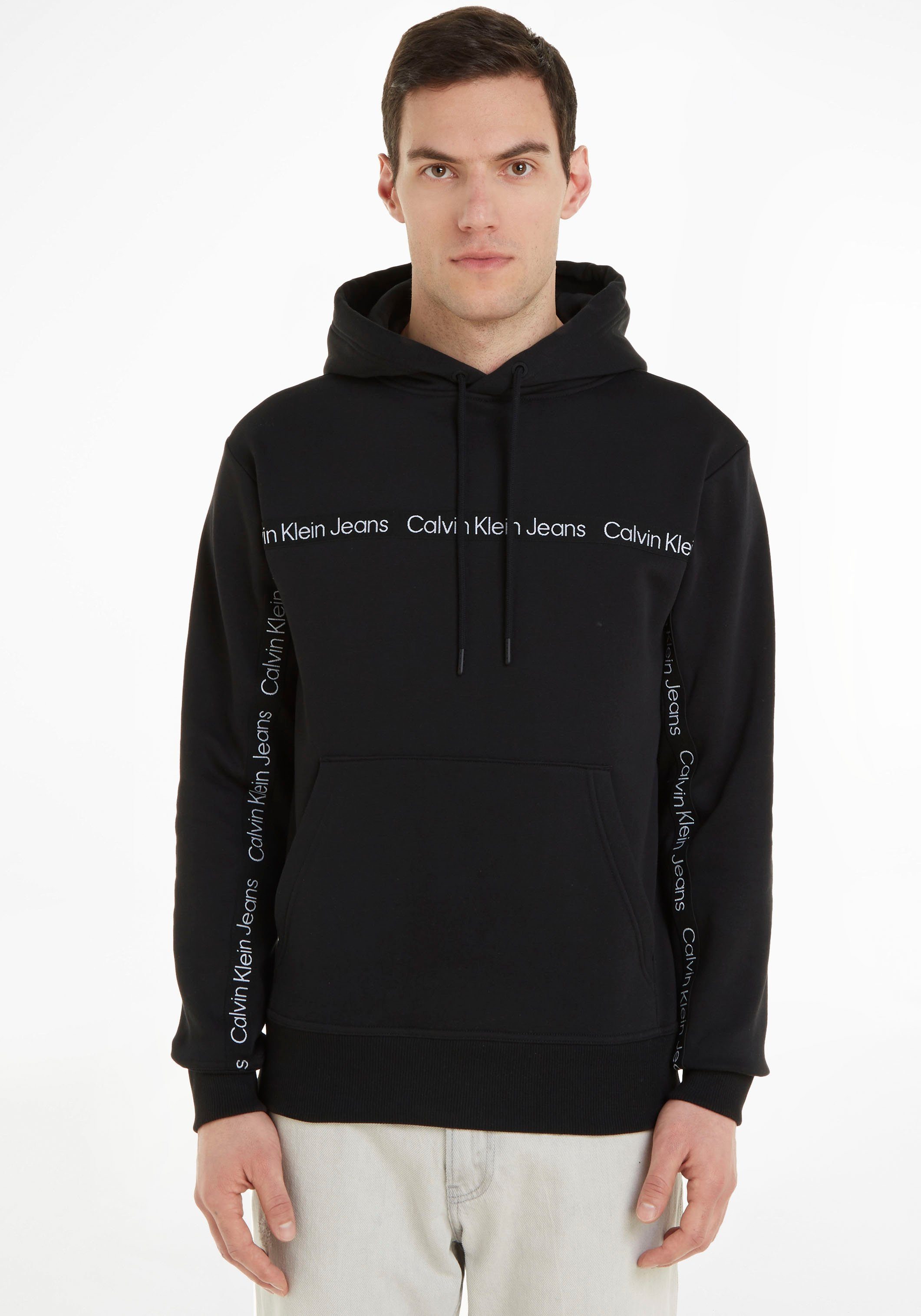 calvin klein hoodie zwart