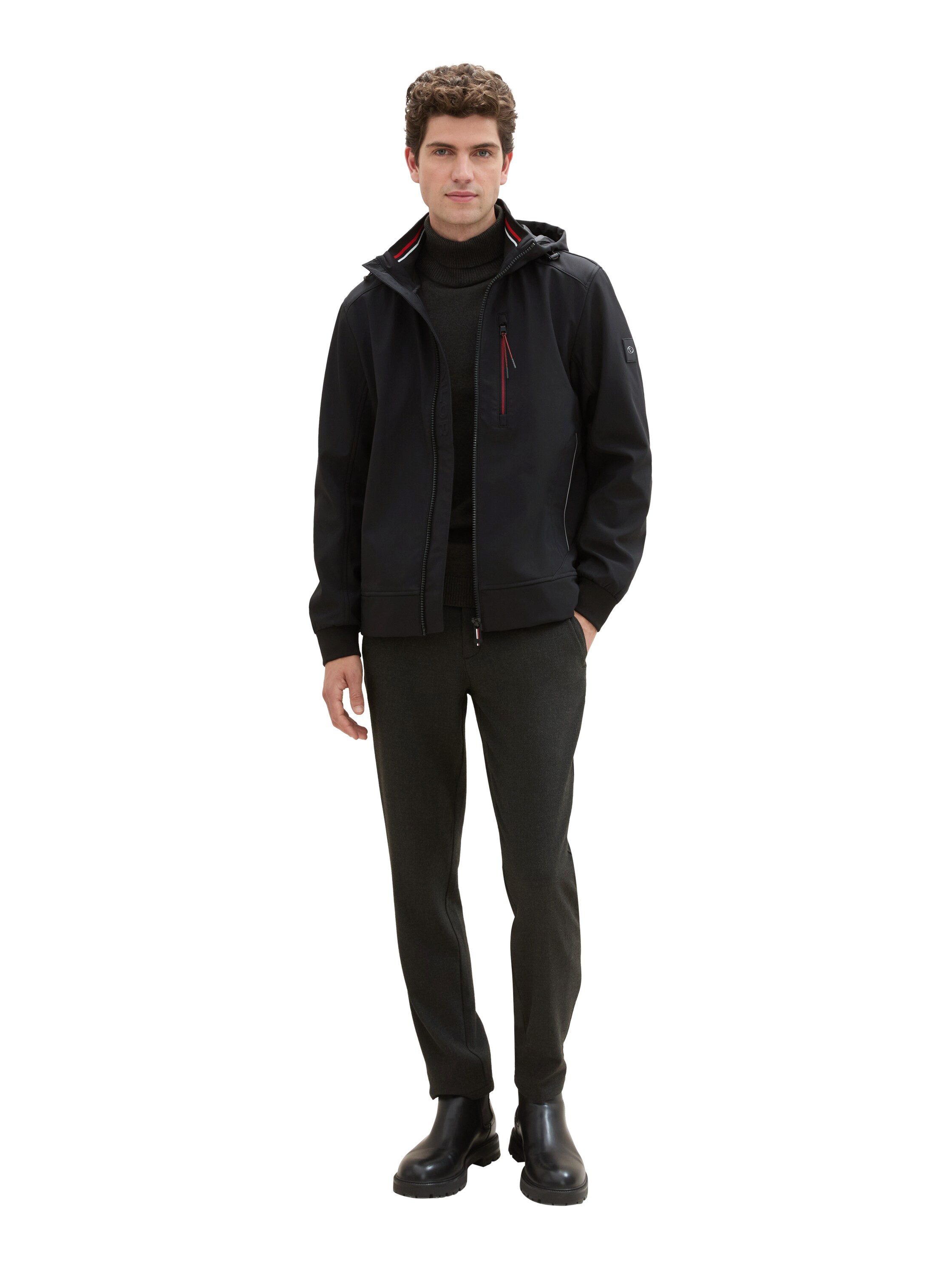 Tom Tailor Softshell-jack met een capuchon