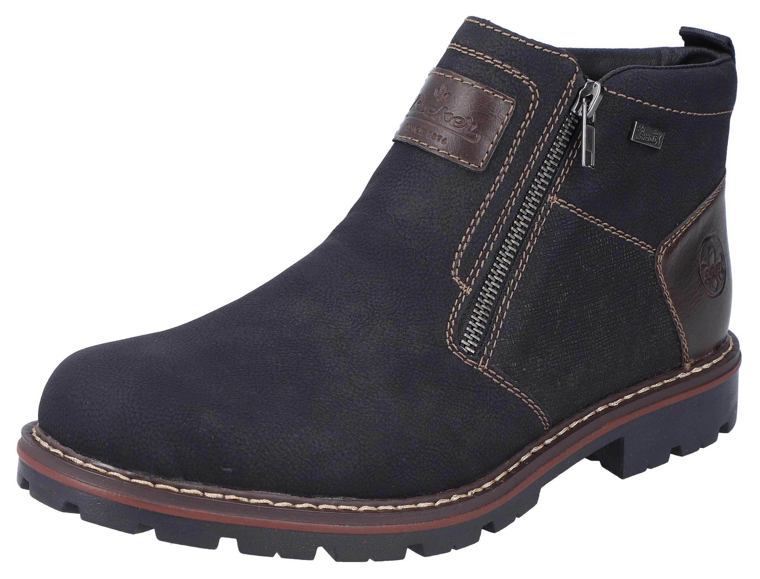 Rieker Winterlaarsjes , winterboots, warme voering, ritsen, in tex-uitvoering