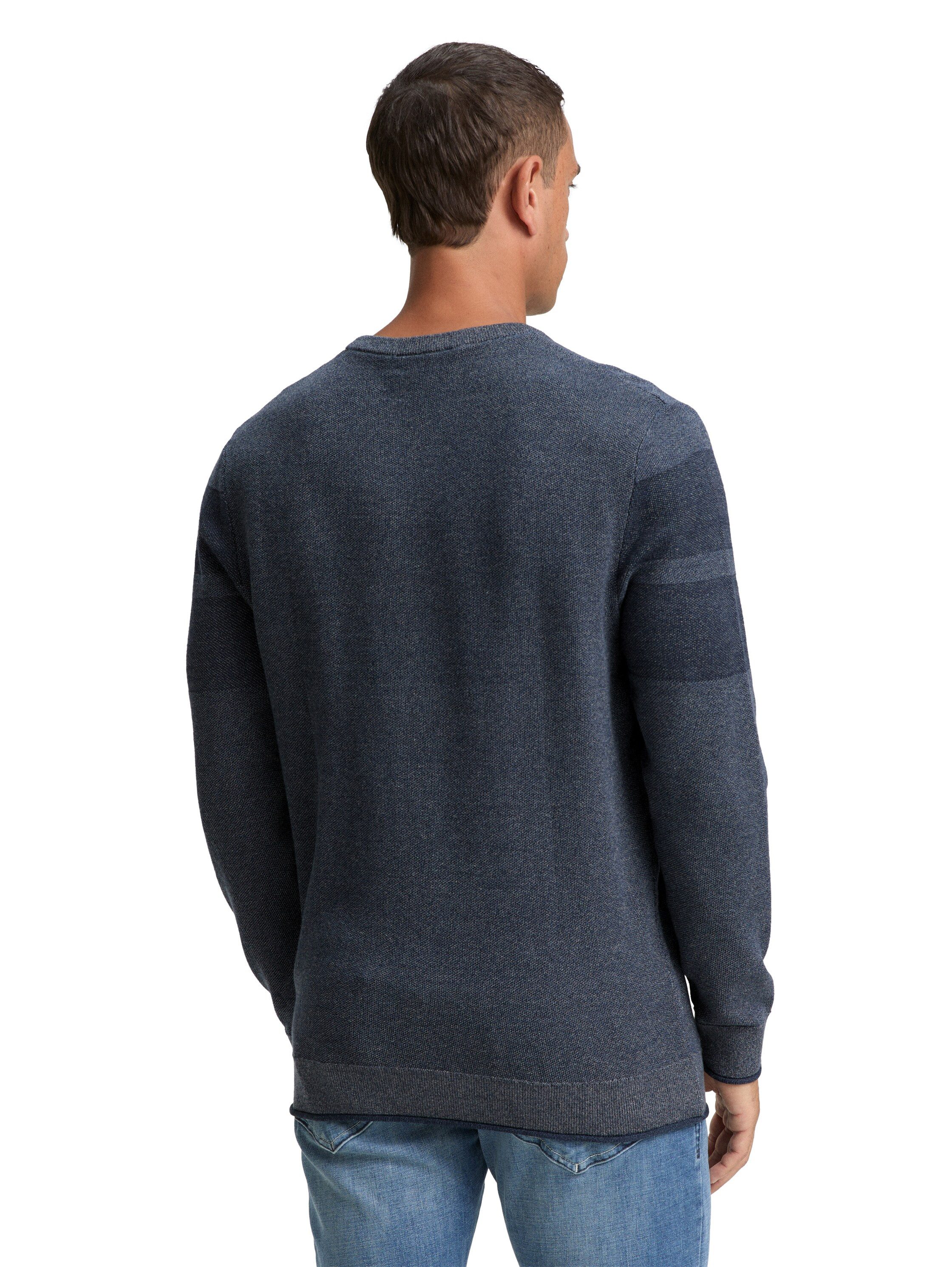 Tom Tailor Gebreide trui in streep-look