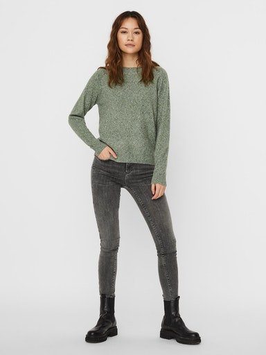 Vero Moda Trui met ronde hals VMDOFFY LS O-NECK BLOUSE GA NOOS