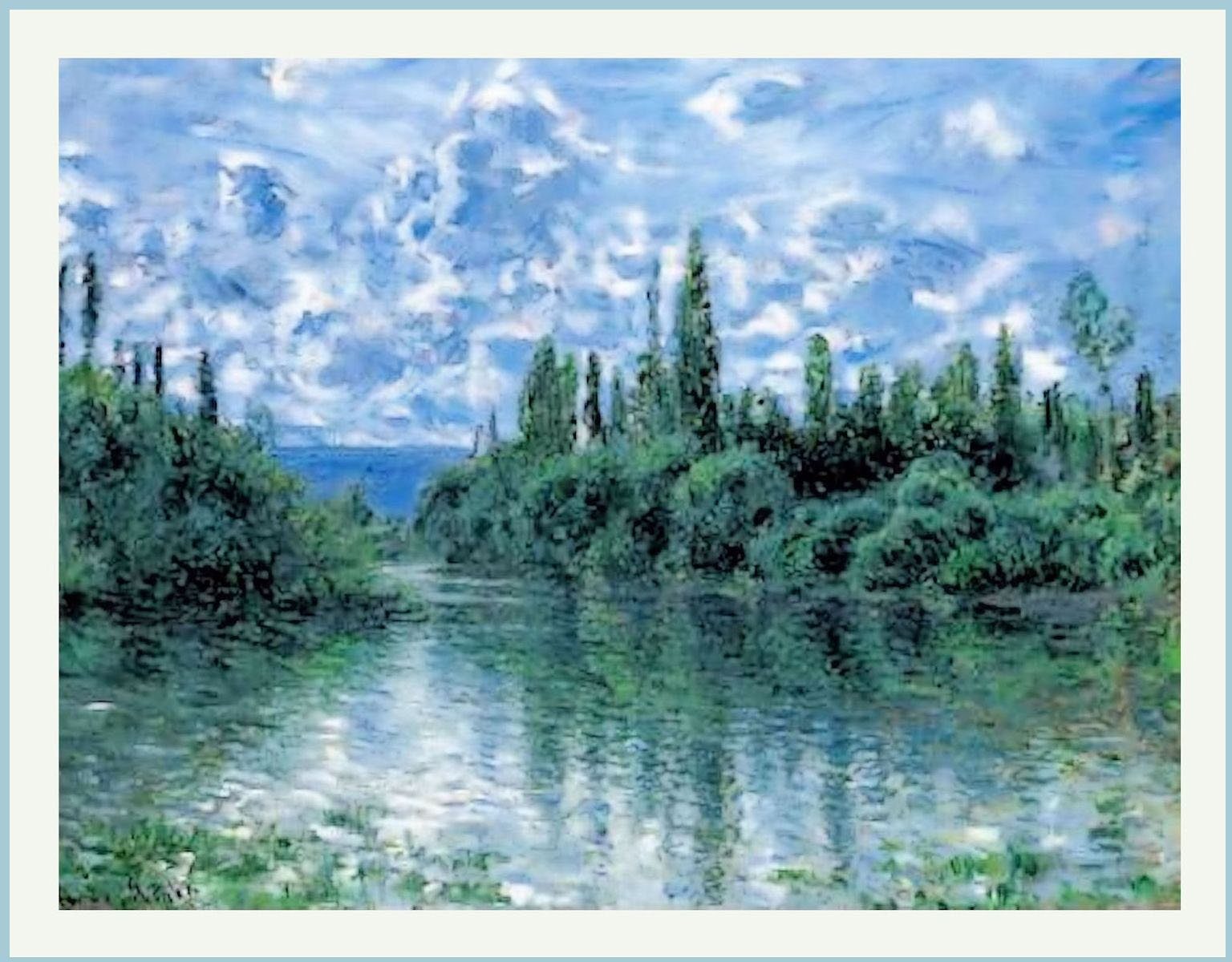 Home affaire Artprint met lijst MONET / arm van de Seine bij Vetheuil (1 stuk)