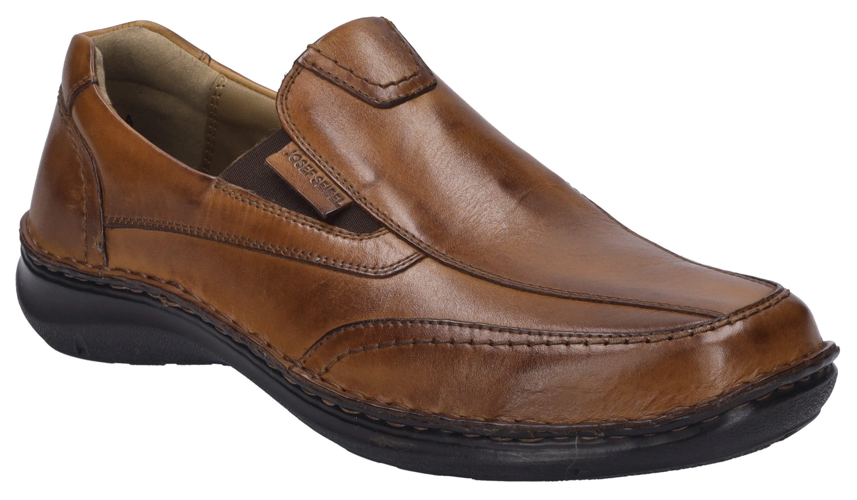 Josef Seibel Instappers New Anvers 67 Vrijetijdsschoen, lage schoen, comfortabele schoen met verwisselbaar voetbed heren instappers maat 43 EU bruin