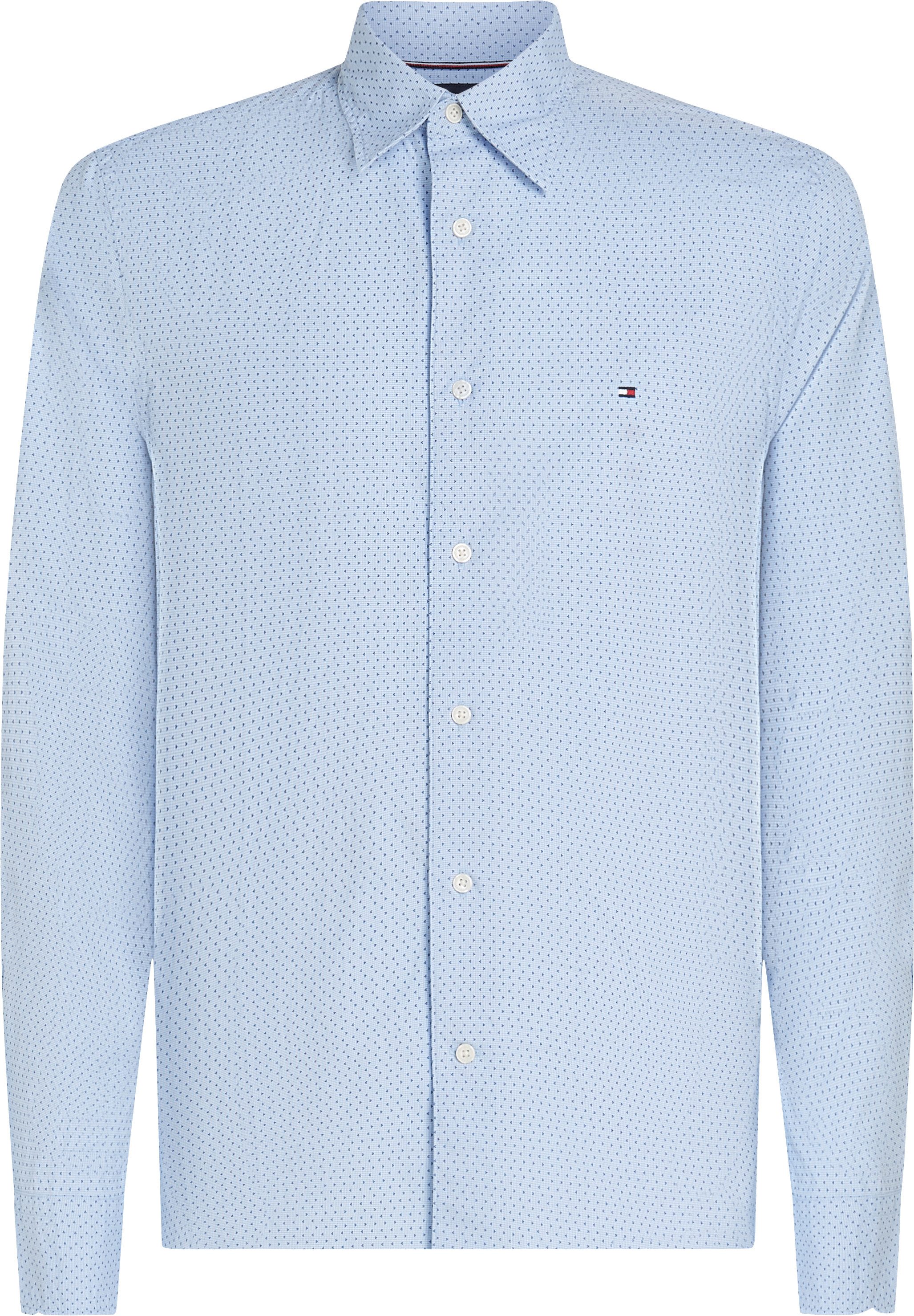 Tommy Hilfiger Overhemd met lange mouwen BT-FLEX POPLIN MINI PNT RF SRT-B