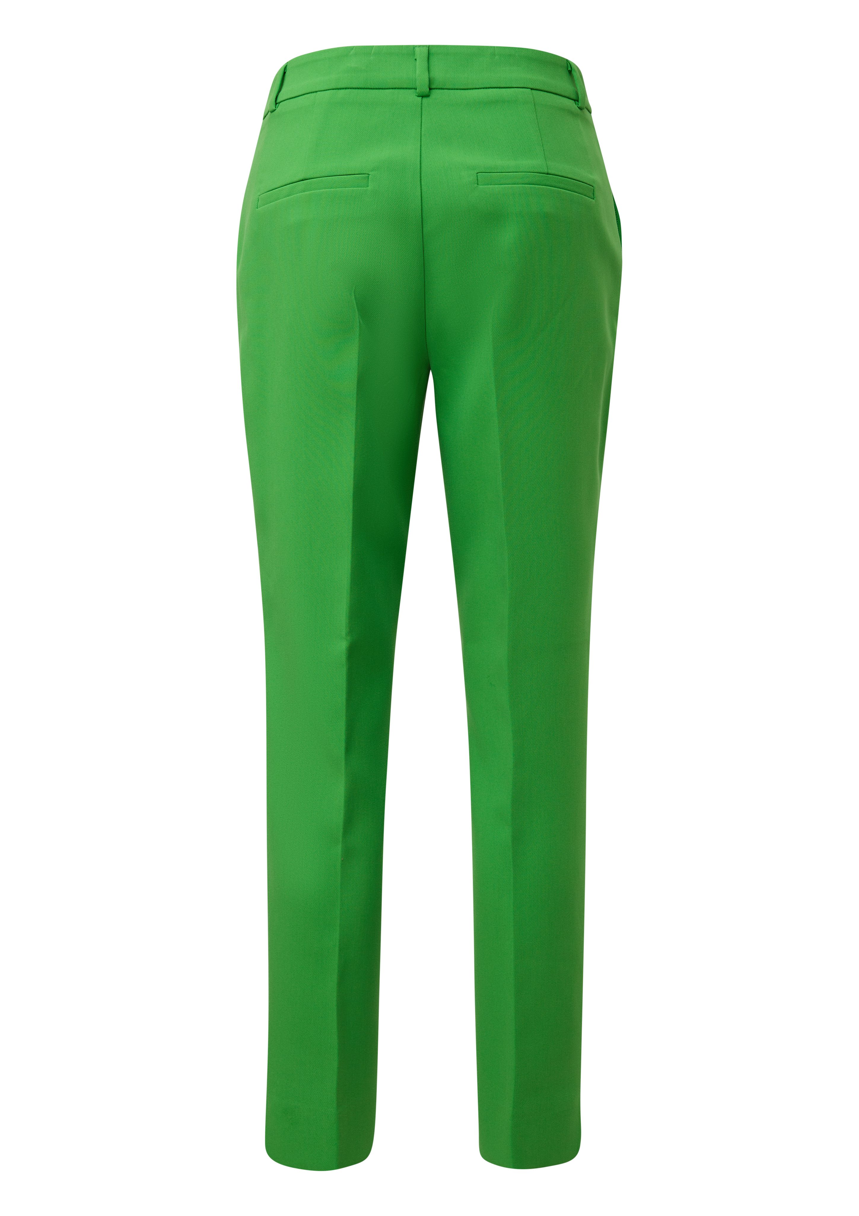 Comma Stoffen broek met persplooien