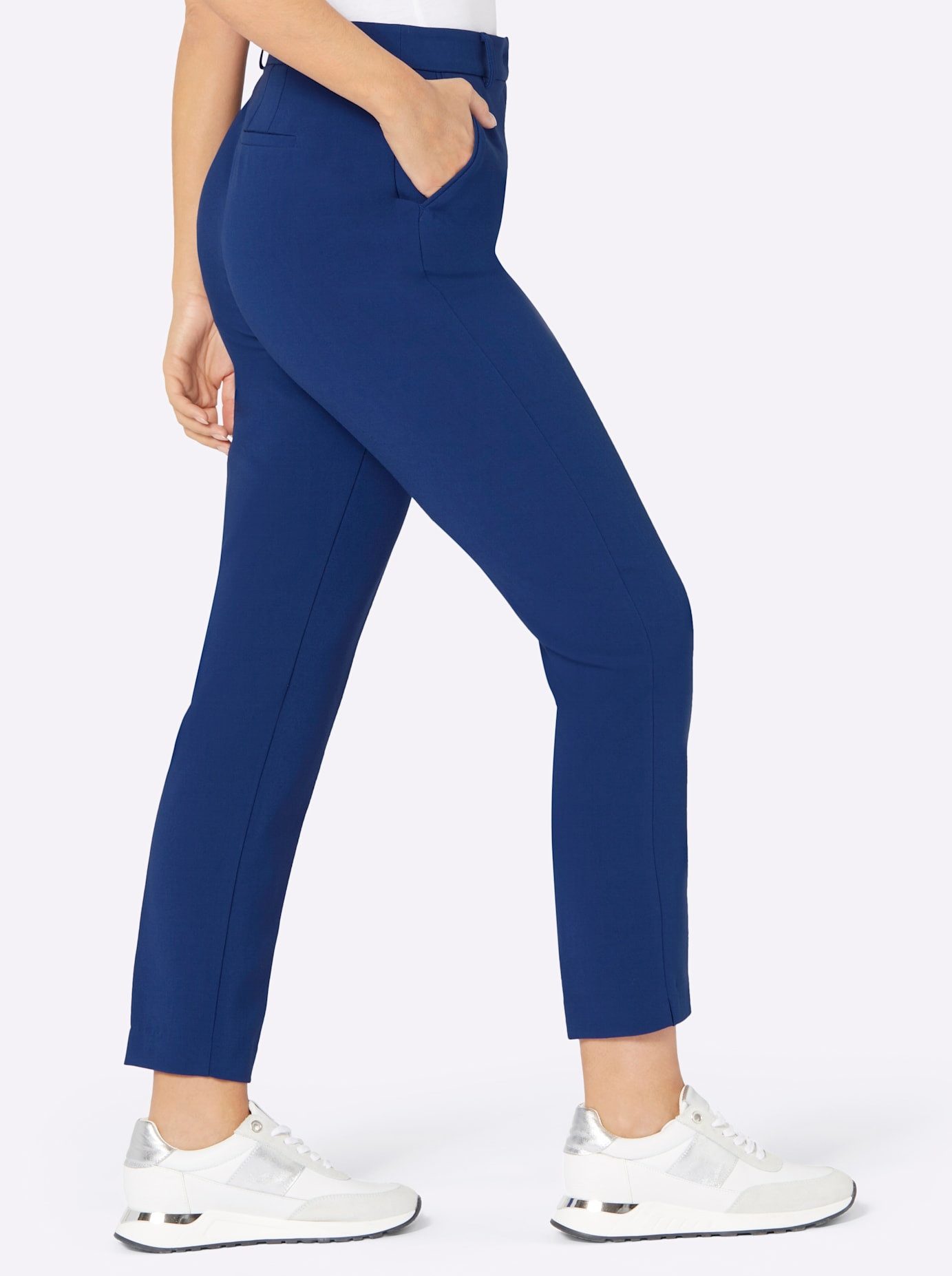 Creation L Pantalon met vouw