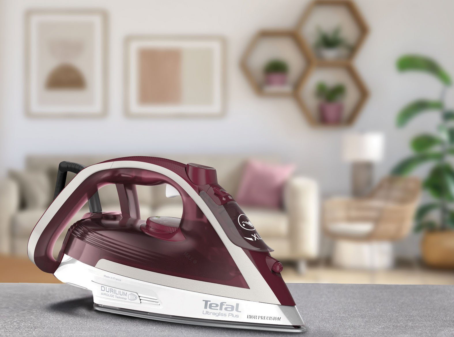 Tefal Stoomstrijkijzer Ultragliss Plus, 2800 Watt, stoomstoot: 250 g/min., korte opwarmtijd,