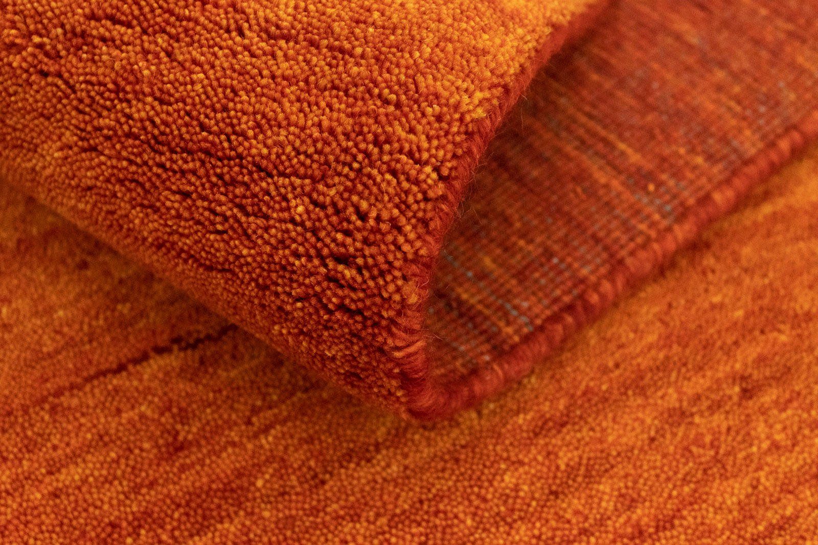 morgenland Wollen kleed Uni - Gabbeh tapijt - Softy Gabbeh look, uni kleuren, 100% wol, zeer zachte pool, woonkamer