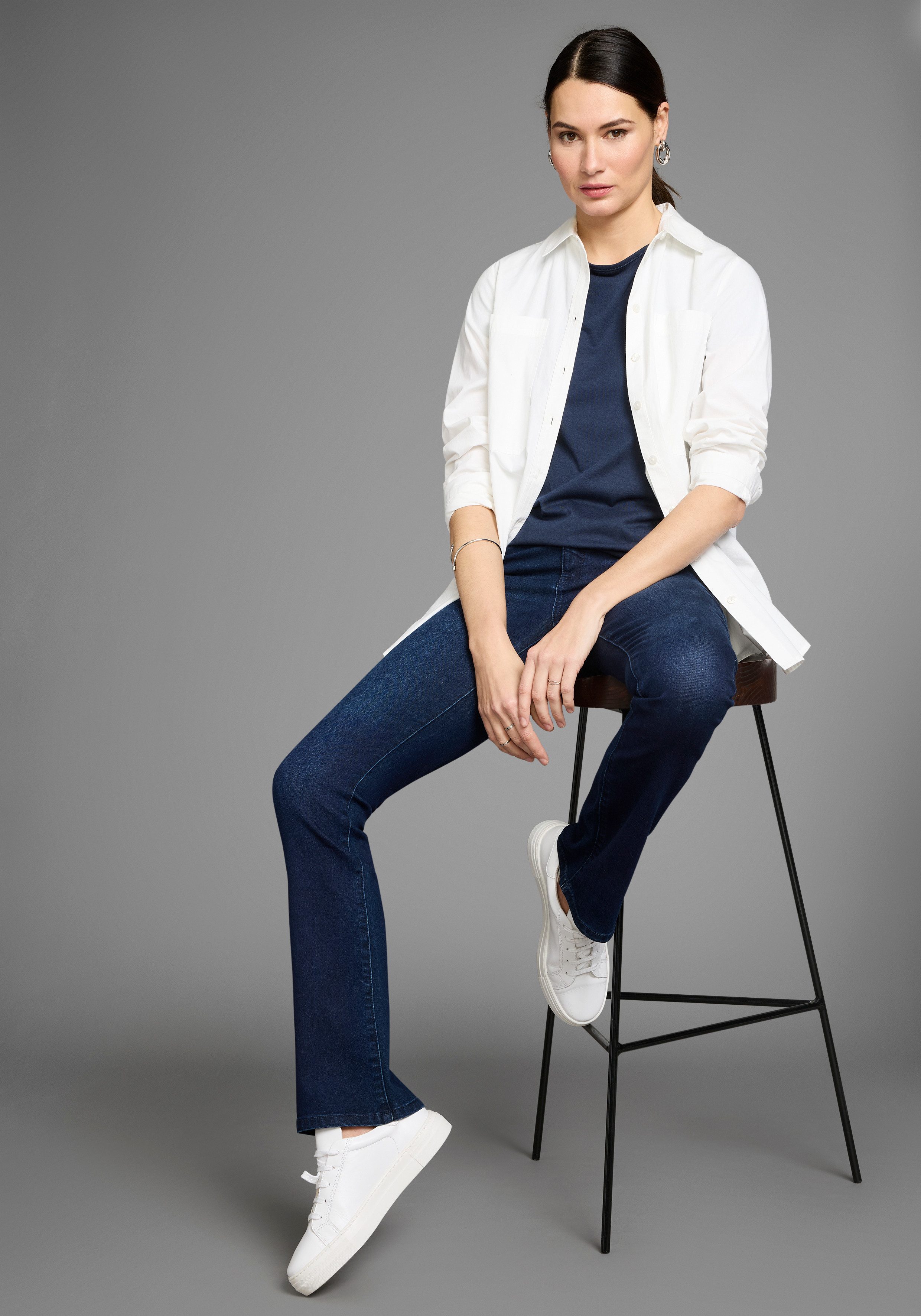 HECHTER PARIS Shirt met ronde hals