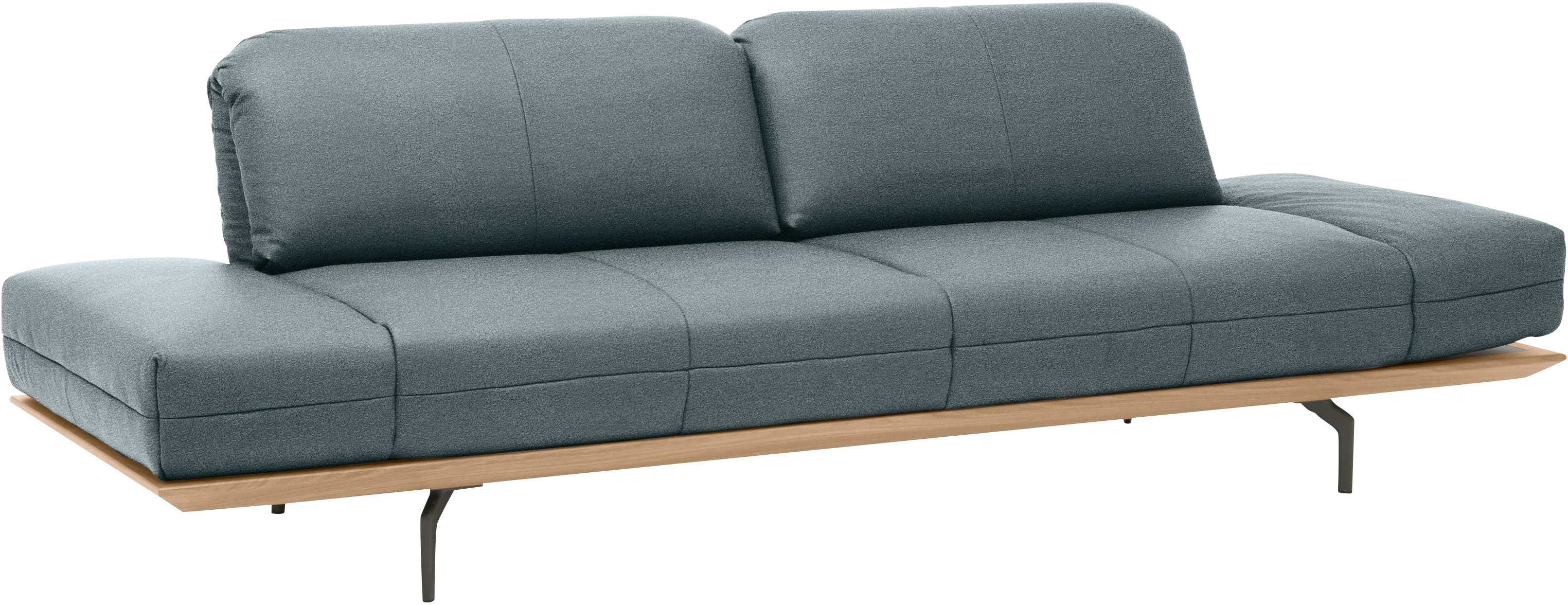 Creation BY ROLF BENZ 3-zitsbank CR.420, design bank, loungesofa in 2 kwaliteiten, houten frame in eiken natuur of noten, breedte 232 cm