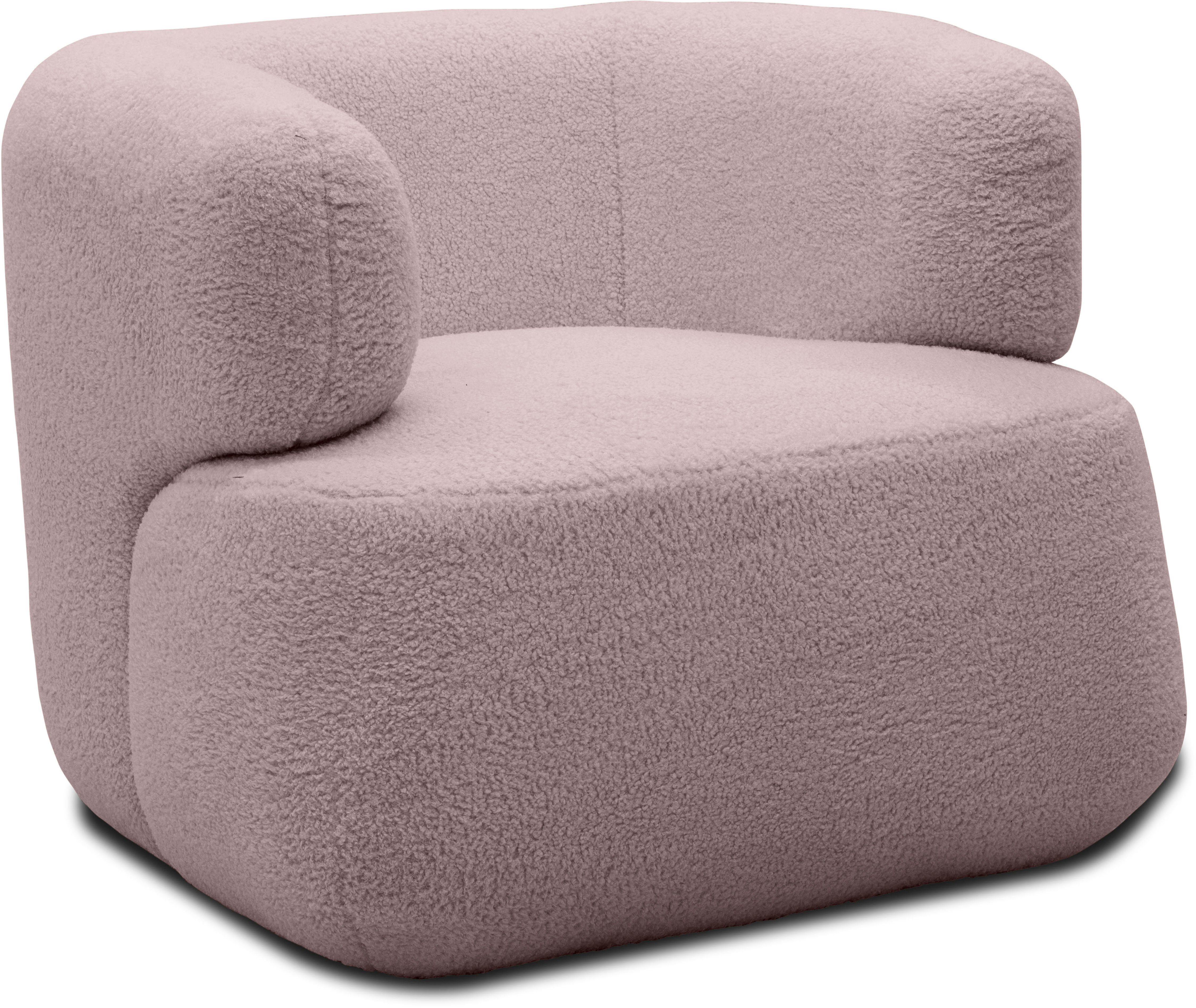 DOMO collection Fauteuil 800012 ontwerpstoel, comfortabel en elegant, organische vormtaal