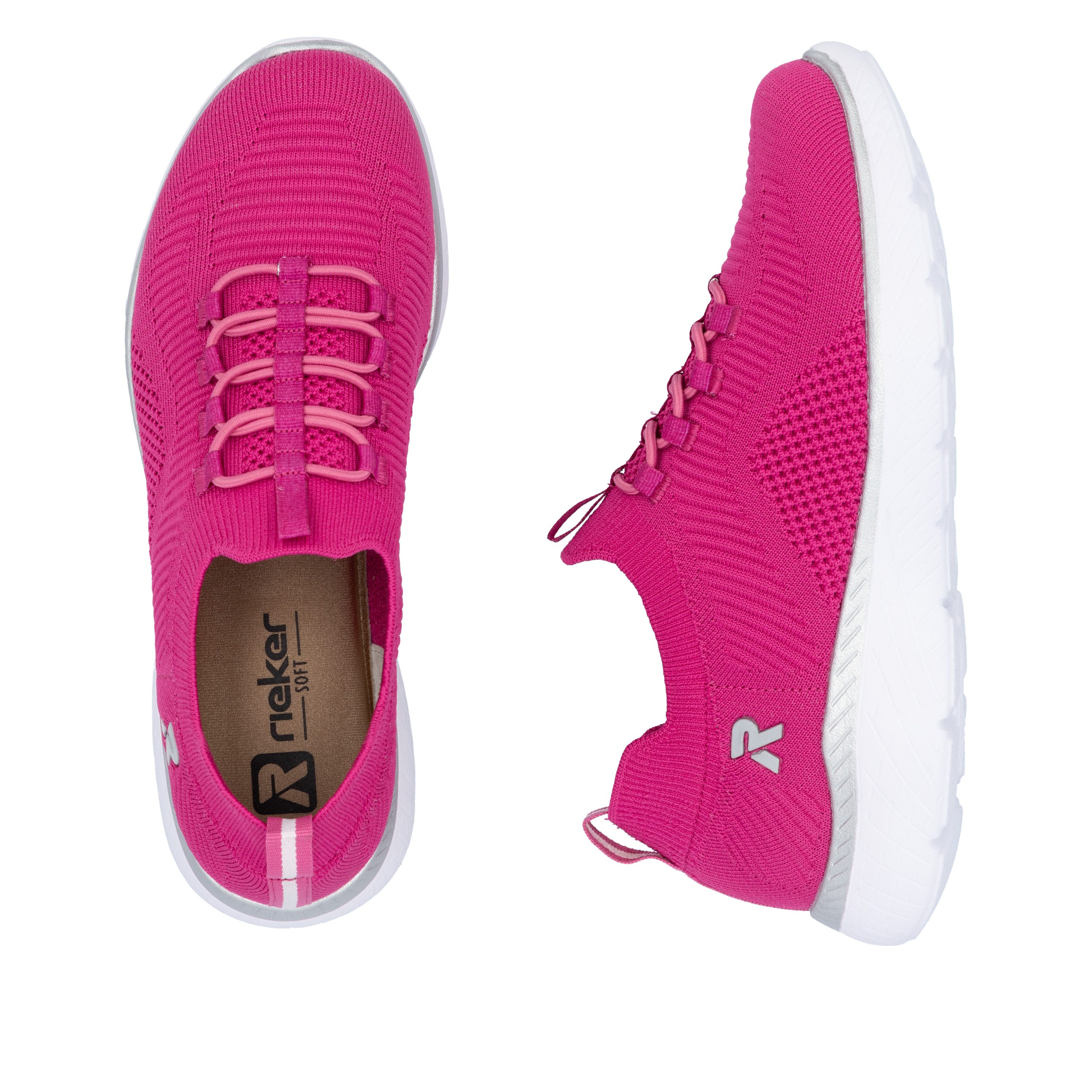 RIEKER Sport Slip-on sneakers , slipper, vrijetijdsschoen, instapschoen met elastische instap